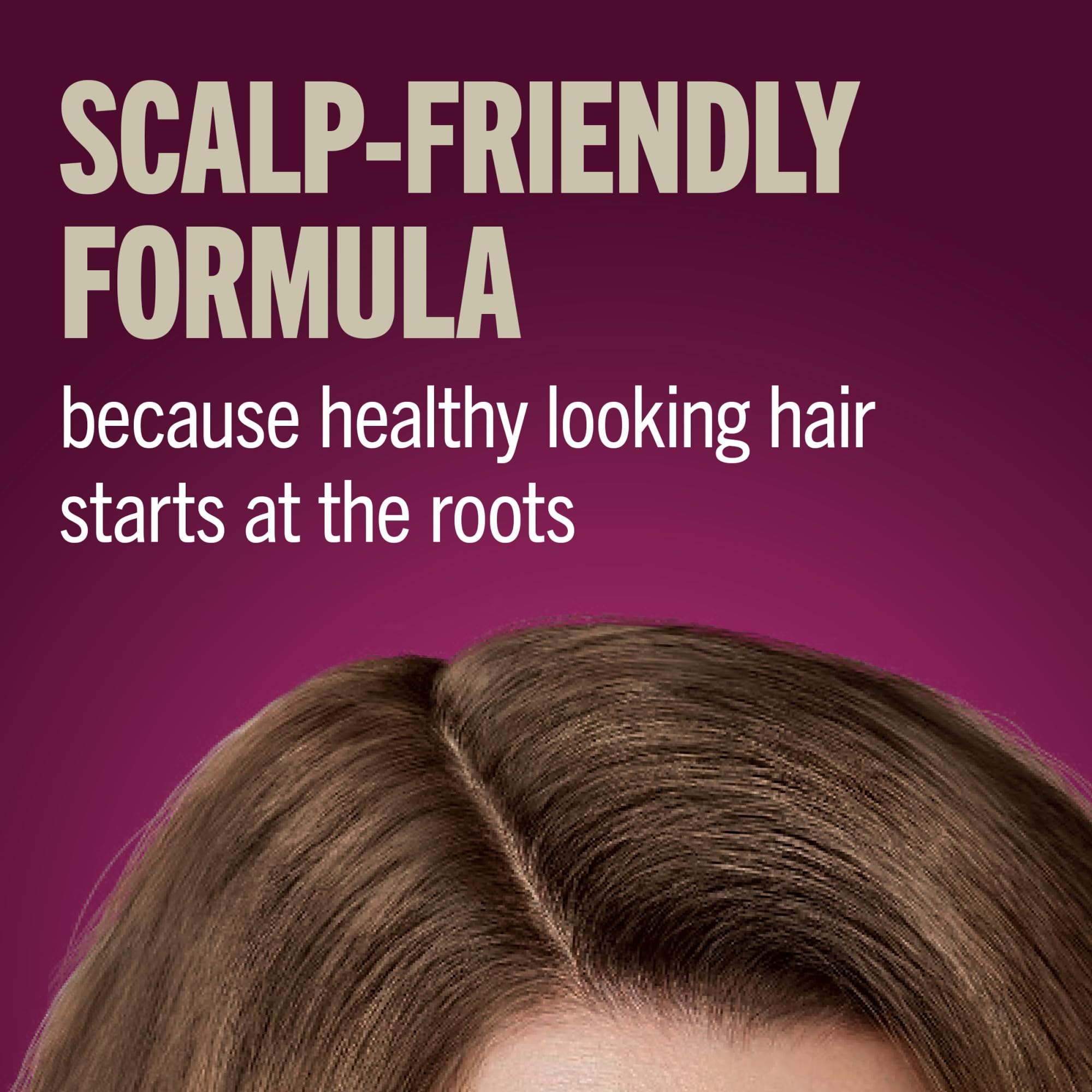 Schwarzkopf Keratin Root Color Spray dries quickly for a natural finish
