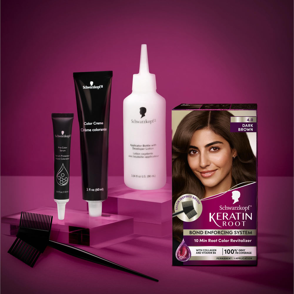 Schwarzkopf Keratin Root developer lotion for even pigment uptake