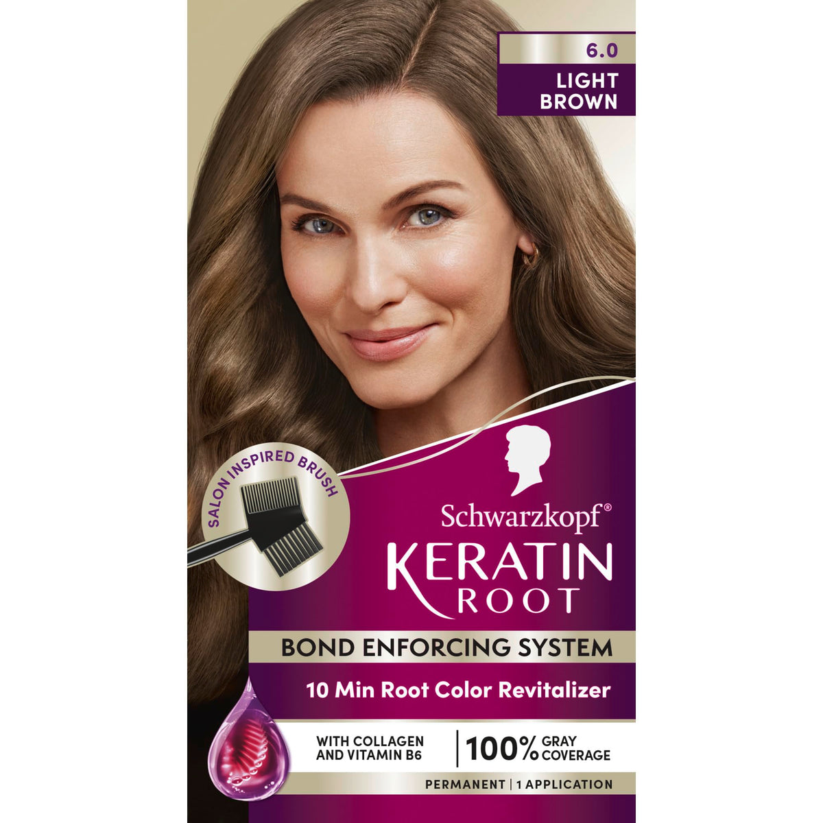 Schwarzkopf Keratin Root touch-up kit for at-home gray coverage and quick refresh.