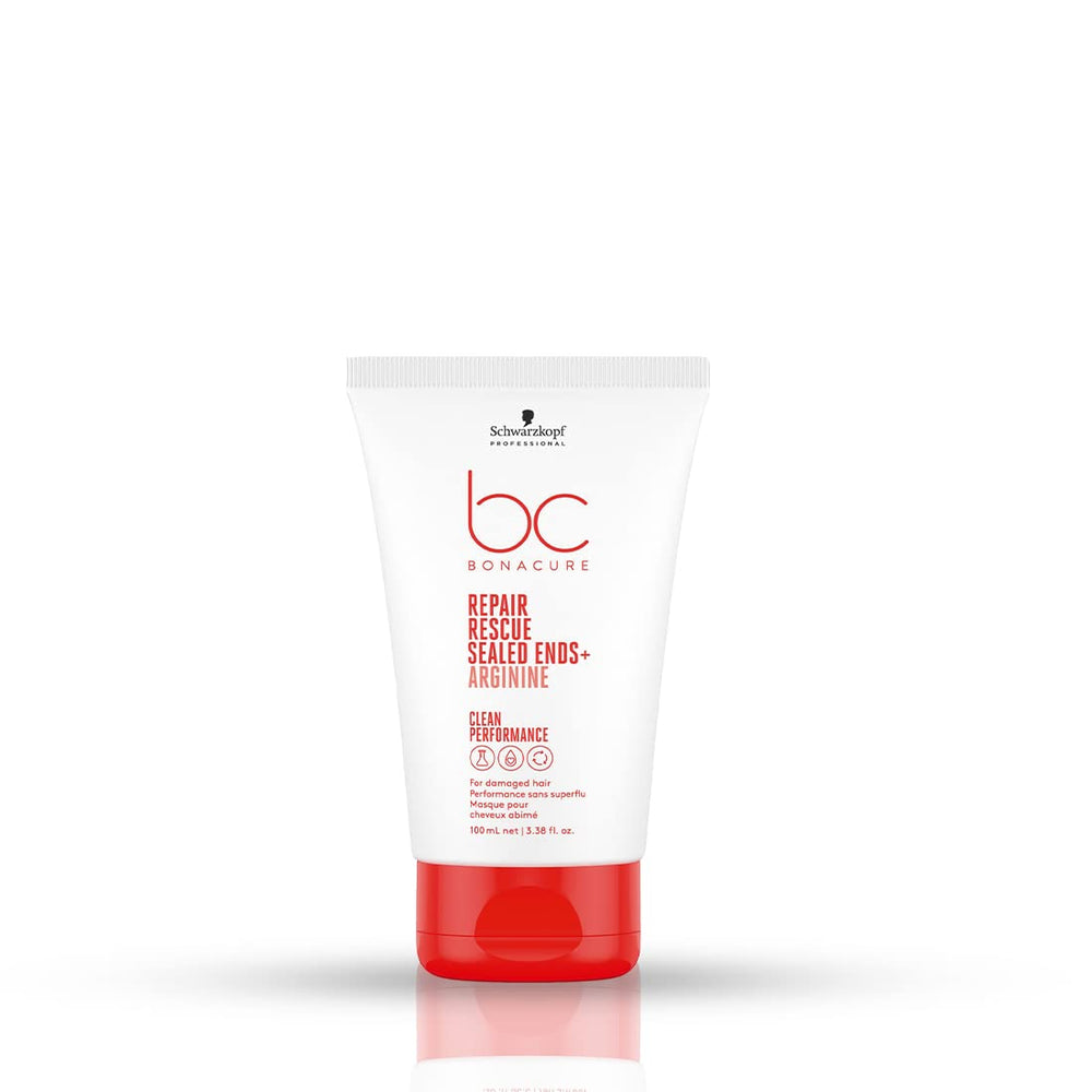 Schwarzkopf Professional BC Bonacure Peptide Repair Rescue Sealed Ends, aplicación en manos para sellar puntas