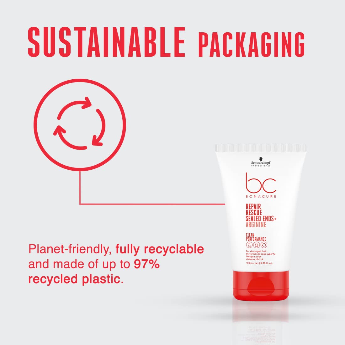 Schwarzkopf Professional BC Bonacure Peptide Repair Rescue Sealed Ends, uso diario en cabello con grasa ligera