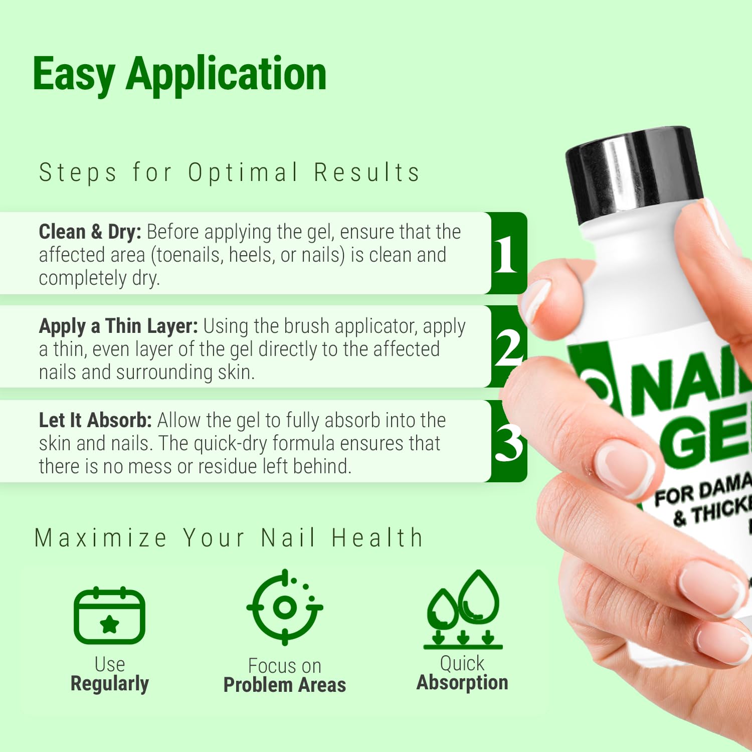 Scientific Solutions Global Urea Nail Gel targets discolored nails for improved tone.