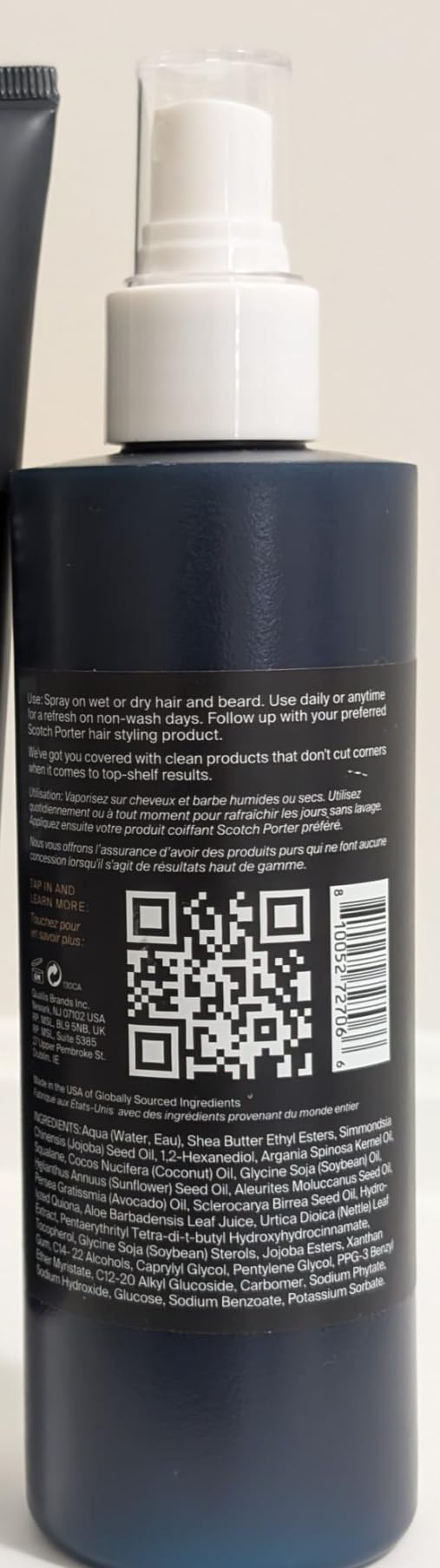 Scotch Porter Daily Hydration Conditioner Spray: acabado suave para cabello rizado.
