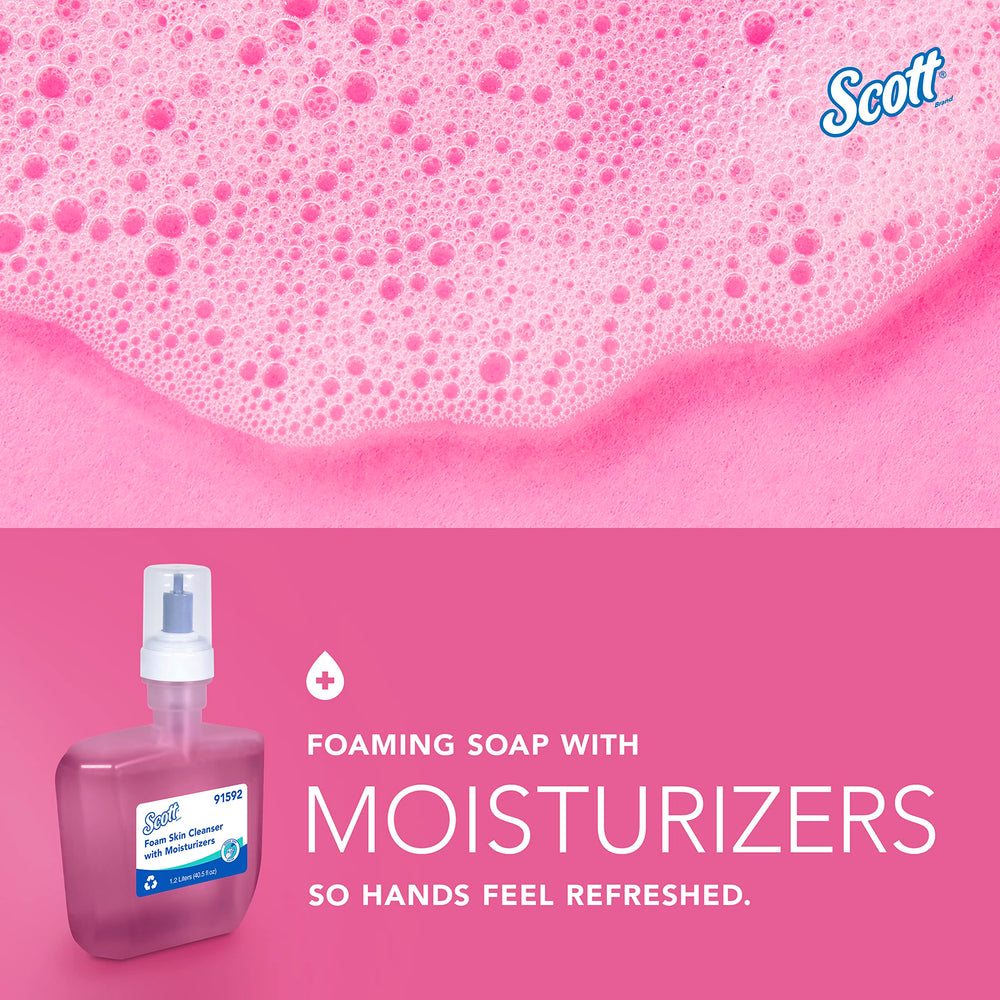 Soft foaming texture for a premium washing experience