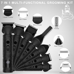 Scttomon 7-in-1 grooming kit attachments for versatile styling.
