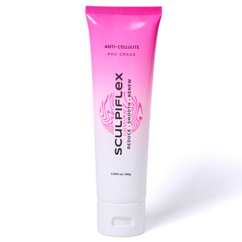 SCULPIFLEX anti cellulite cream packaging for convenient daily use.