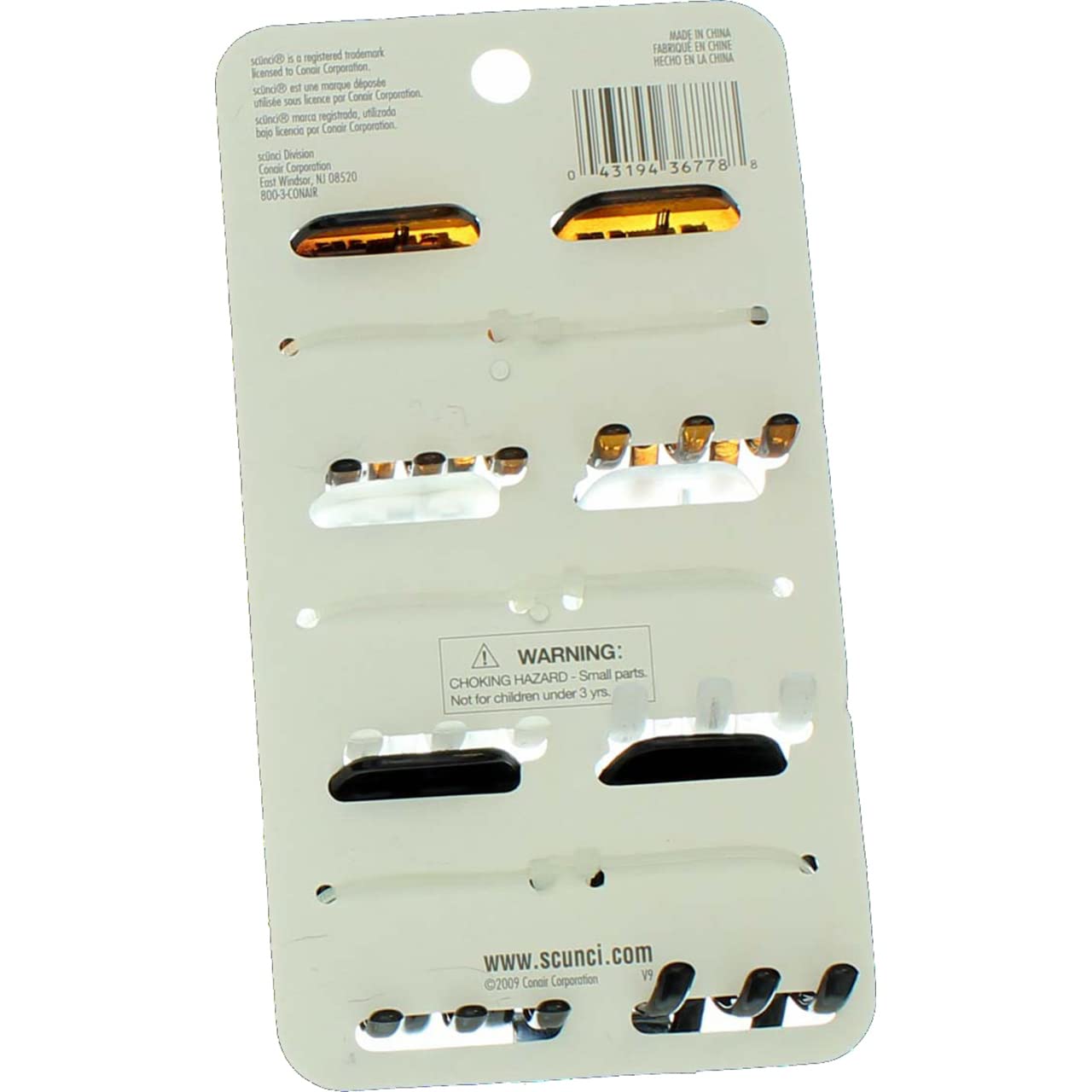 Scunci Clips Pulpo Mini acabado brillante para looks pulidos
