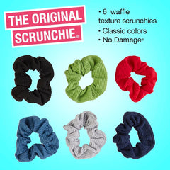 Scrunchies Scunci azul claro, ideales para mantener el cabello fuera de la cara