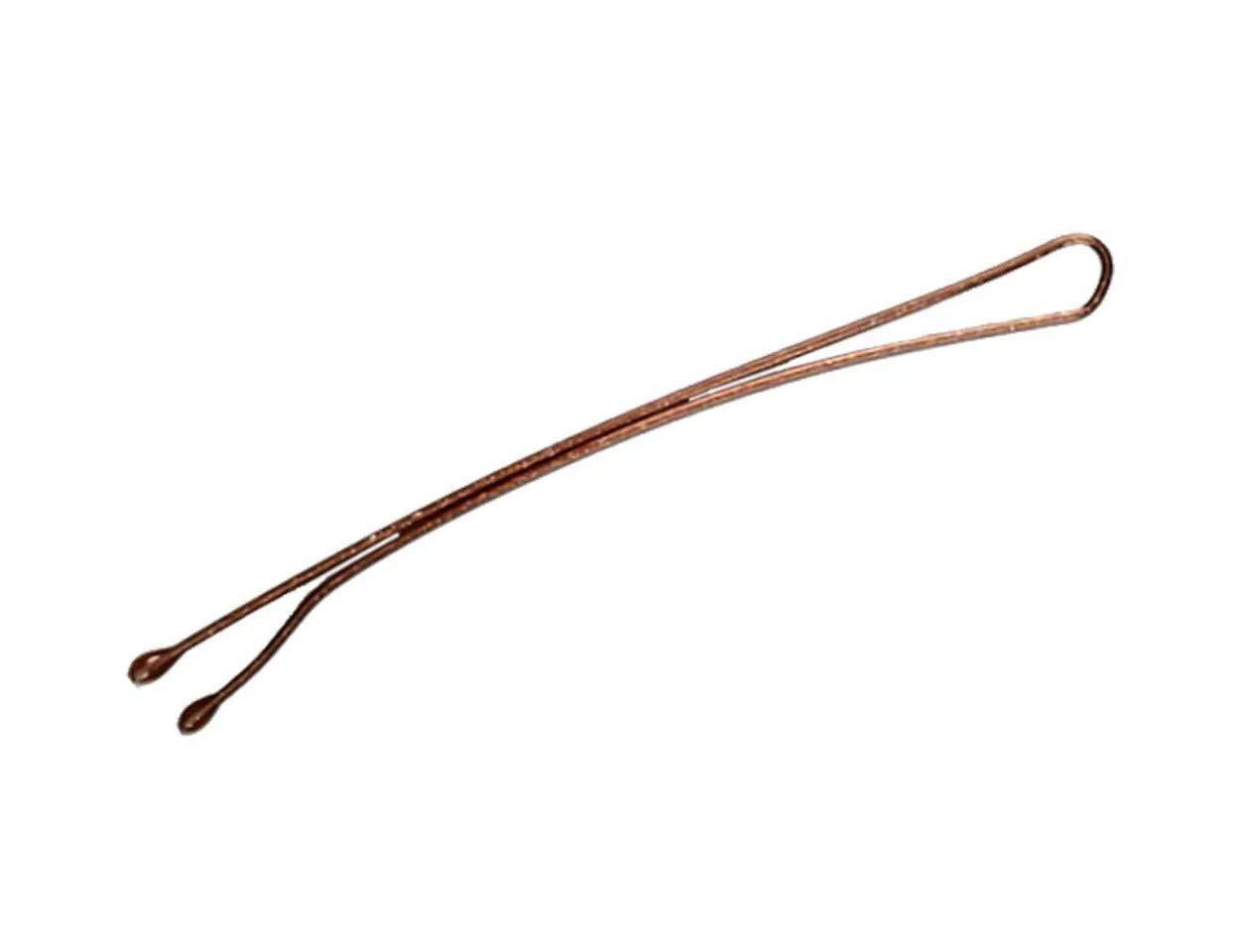Scunci curved bobby pins style-in-hair image demonstrating versatile use for daily wear.