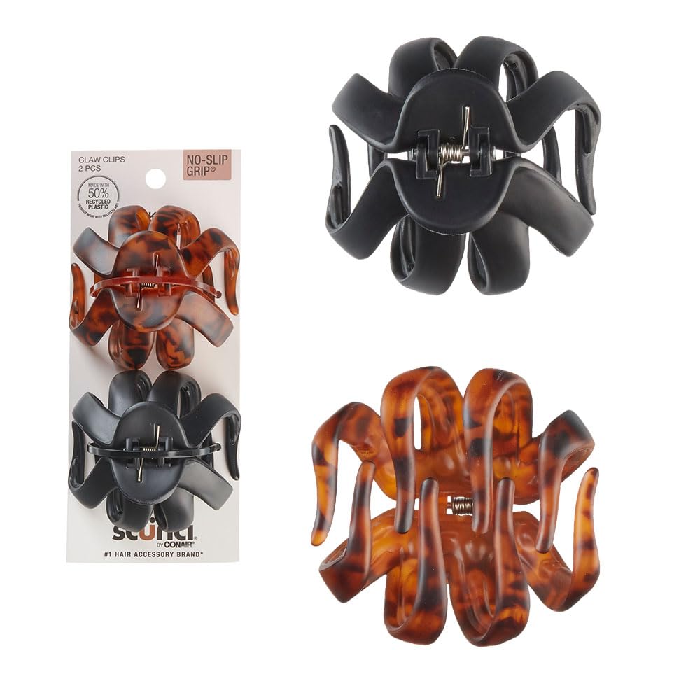 Scünci pulpo pinza para cabello grueso con agarre seguro