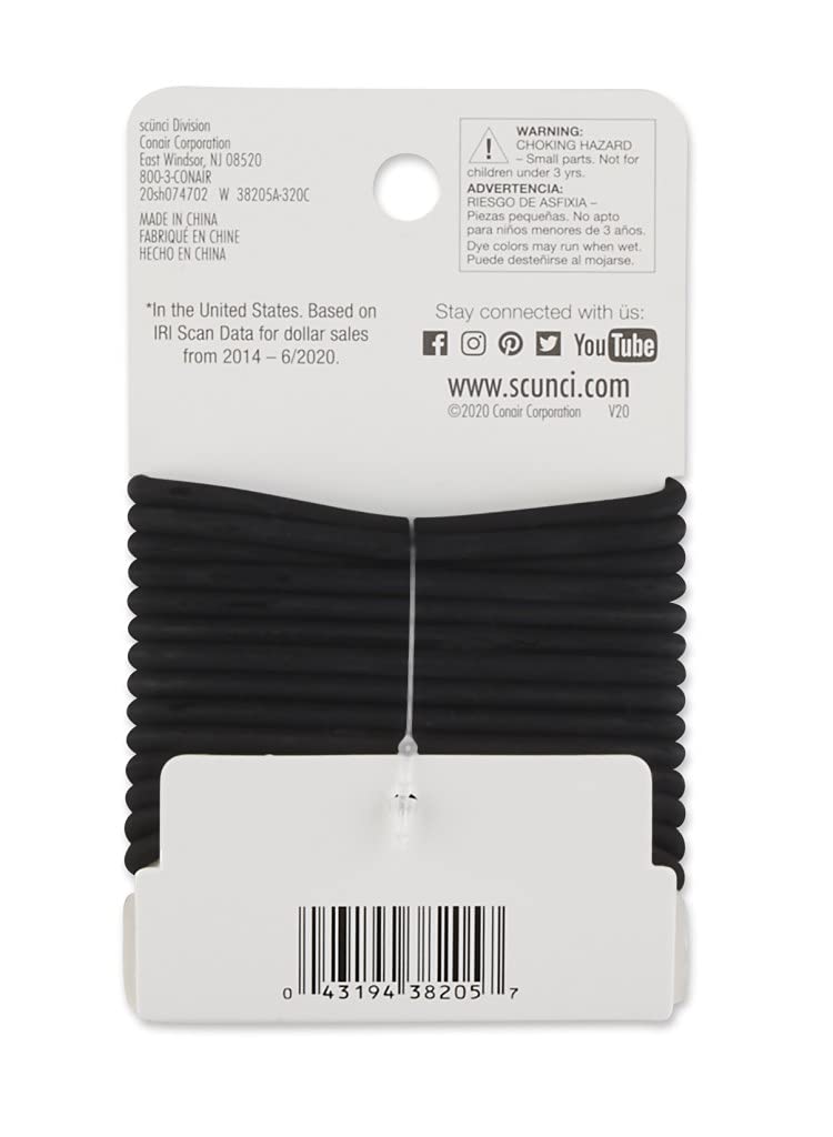 Scunci soft gel hair ties protect hair while keeping styles in place.