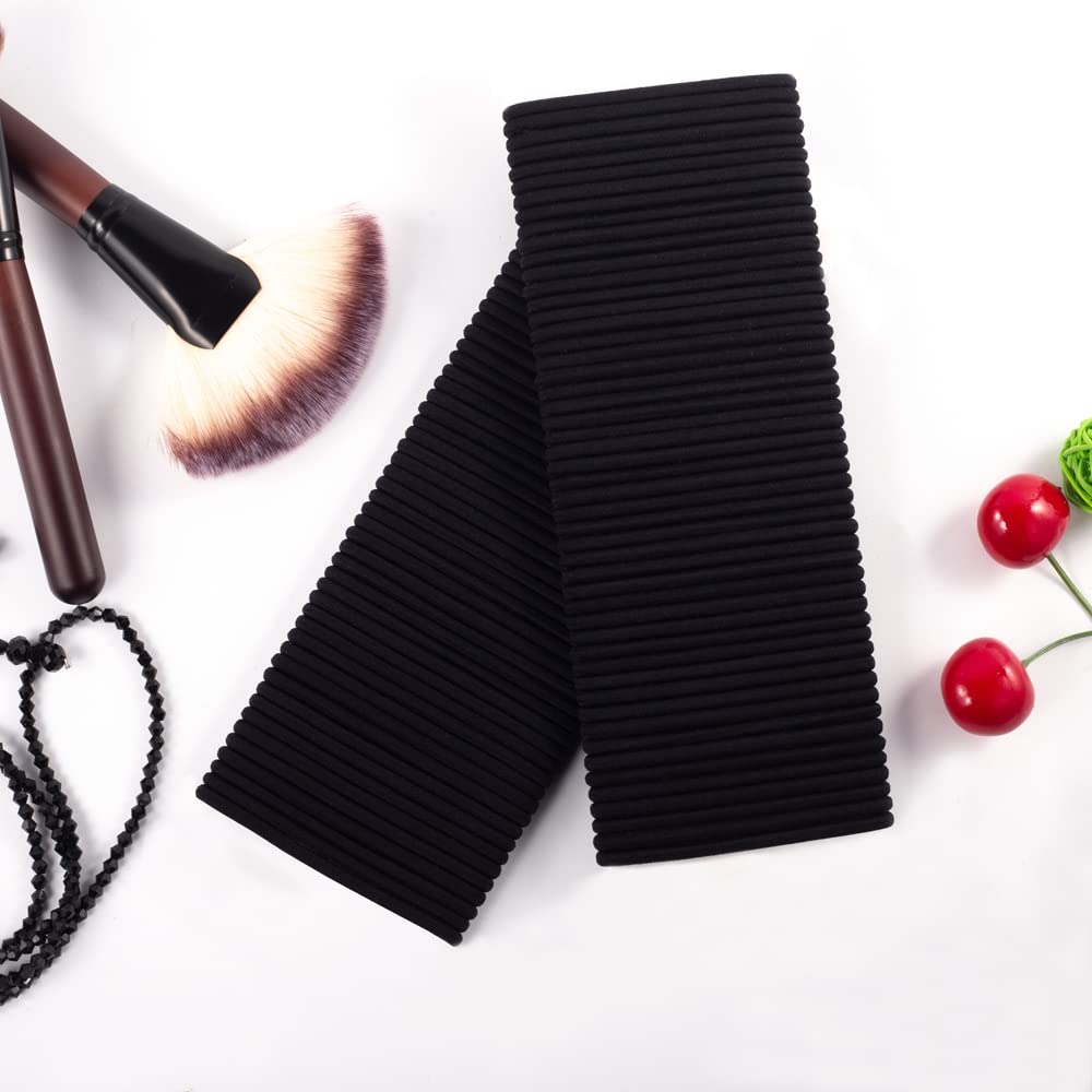 Sderoq no-metal snag-free braided hair ties