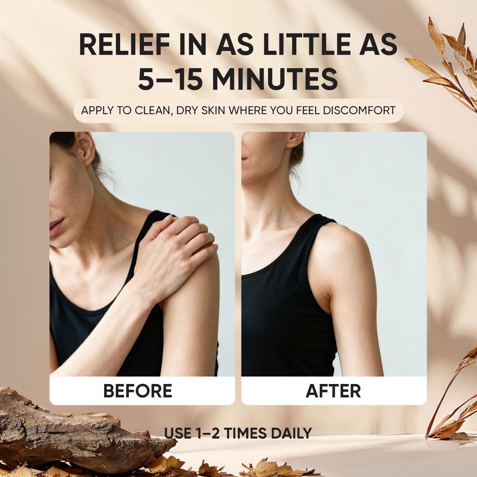 SDXJIOGE Mira Relief cream swirl shows lightweight finish ideal for daily use.