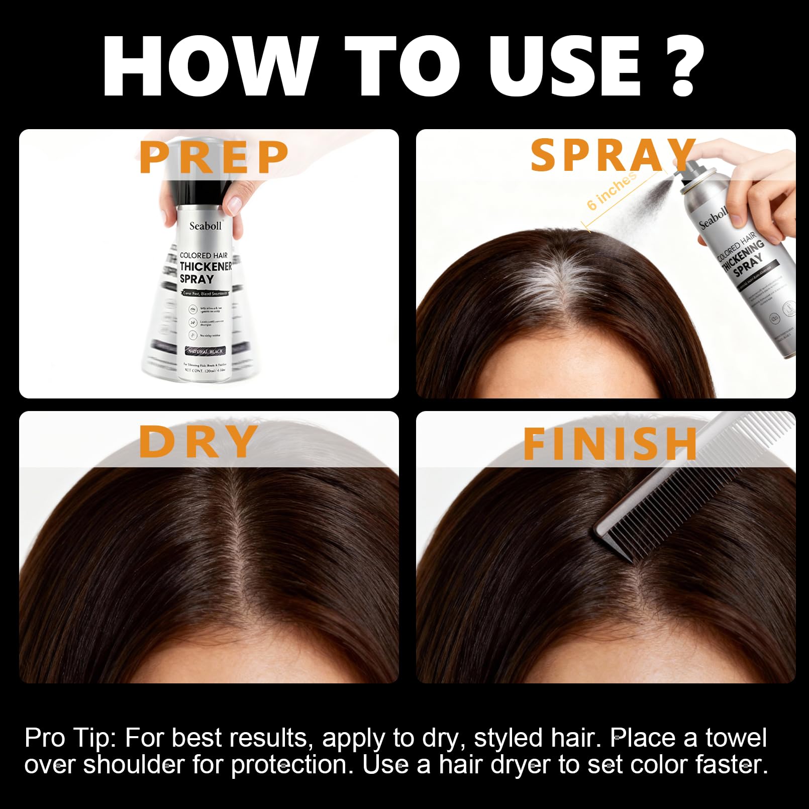 Seaboll Easy Wash-Out removes color completely with shampoo.