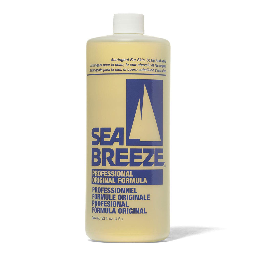 Seabreeze astringente para piel, cabello y uñas, vertido de la botella para limpieza suave