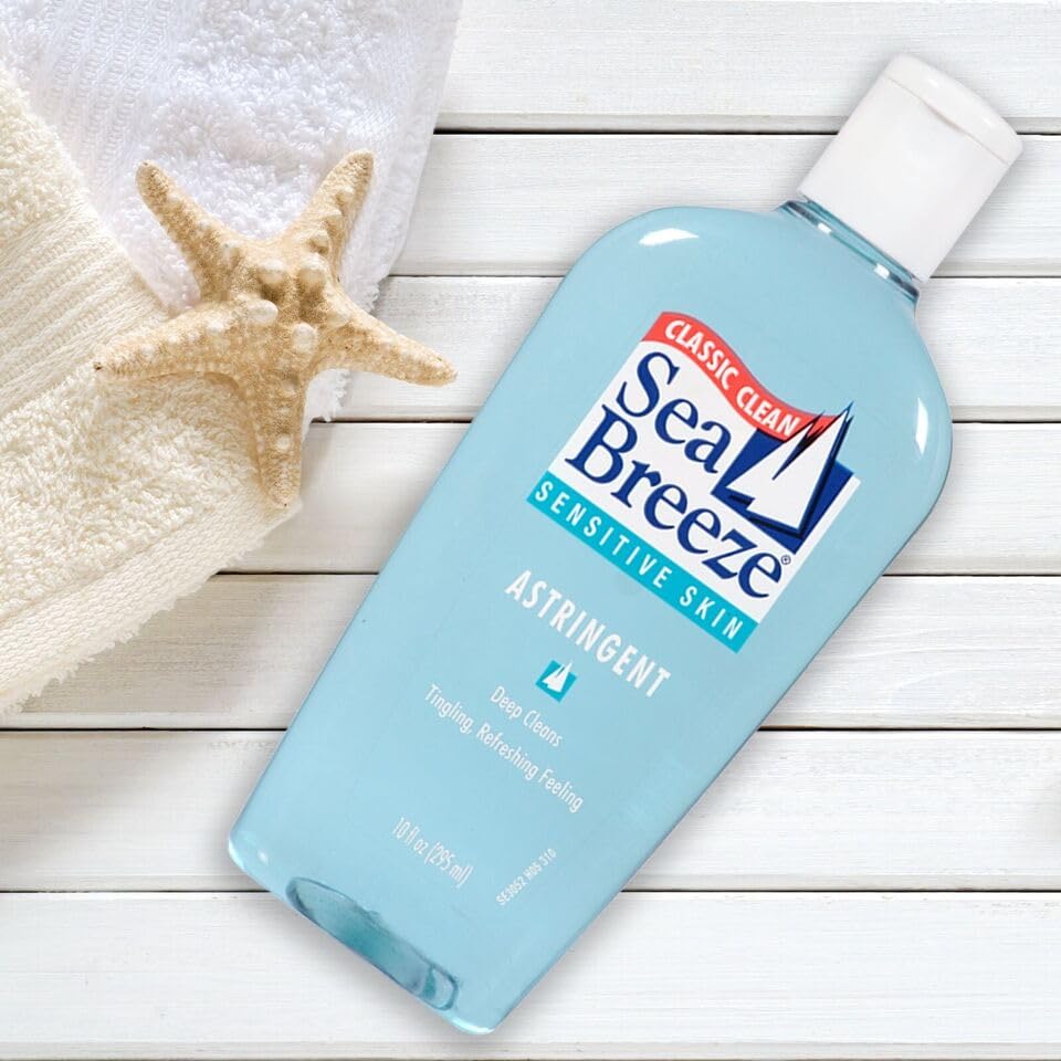 Sea Breeze textura suave, limpieza sin resecar la piel sensible.