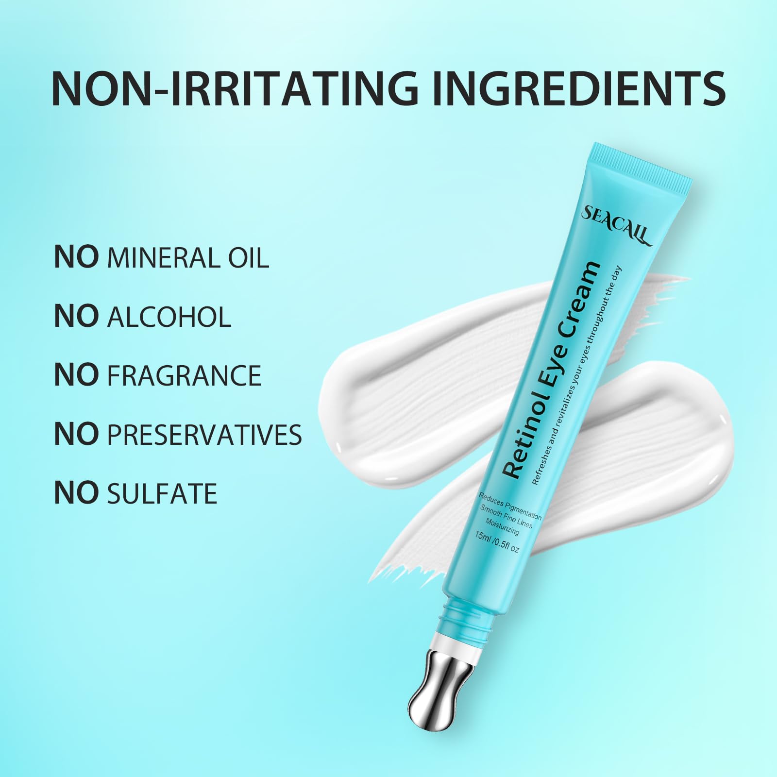 Seacall crema ojos sin fragancia para piel sensible y confort diario.