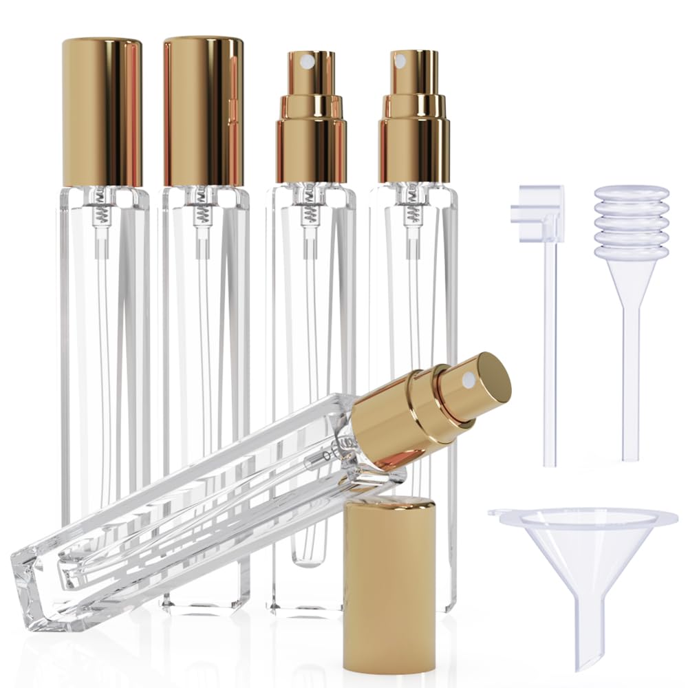 Seafulee 10ml bottle with golden cap for travel fragrance use.