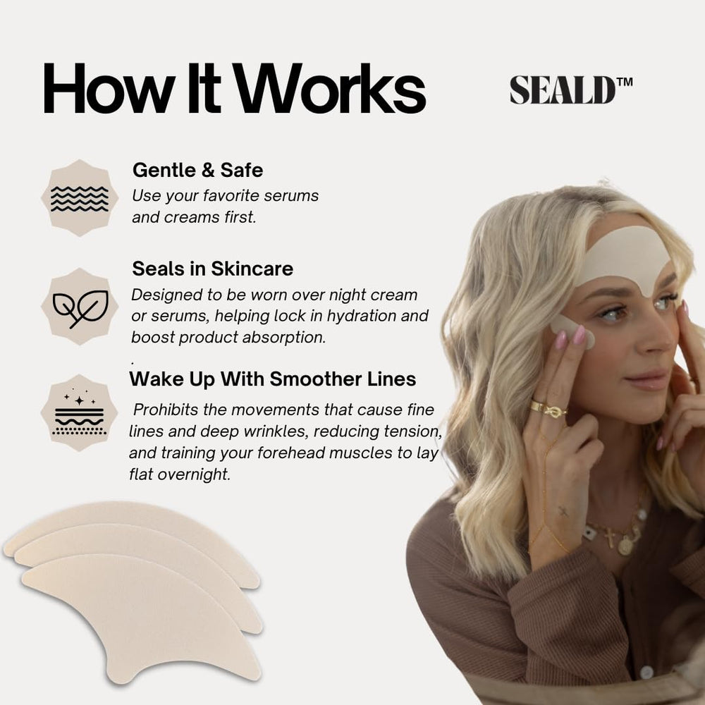 SEALD forehead tape patch custom-fit for forehead lines