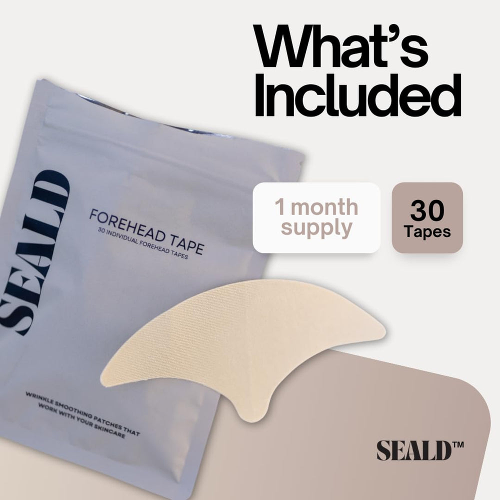 SEALD forehead tape night routine for smoother look