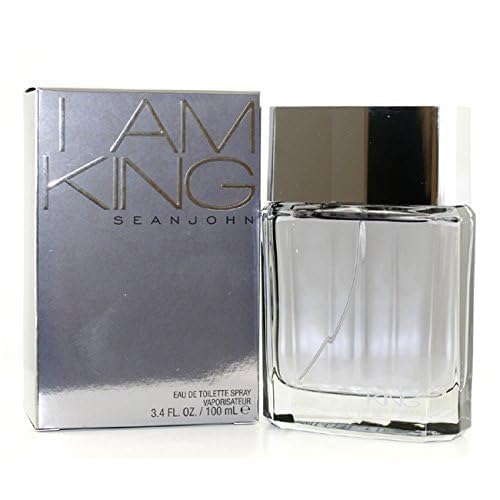 Sean John I Am King logo close-up on the bottle