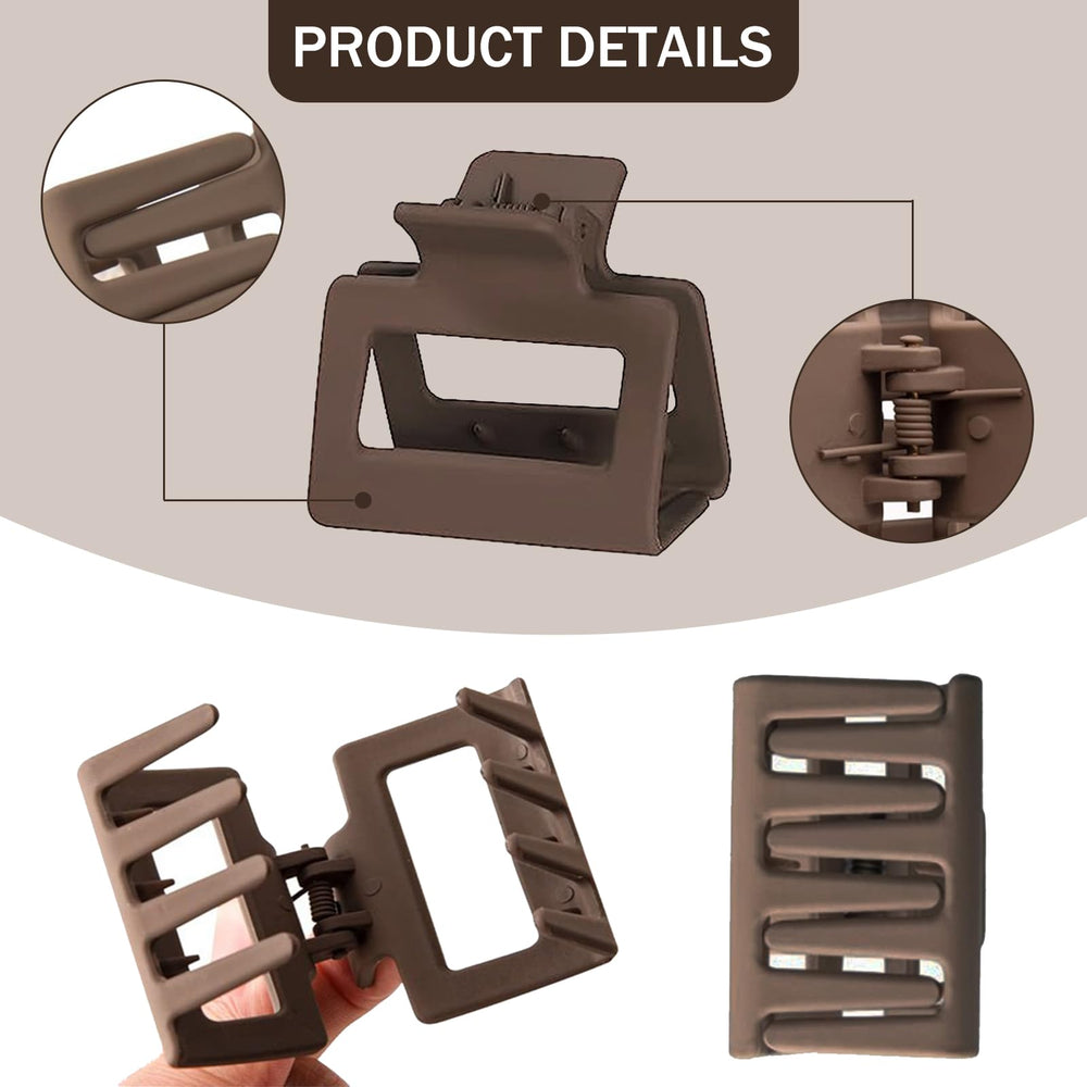 Seapaw clip garra rectangular diseño seguro con dientes internos