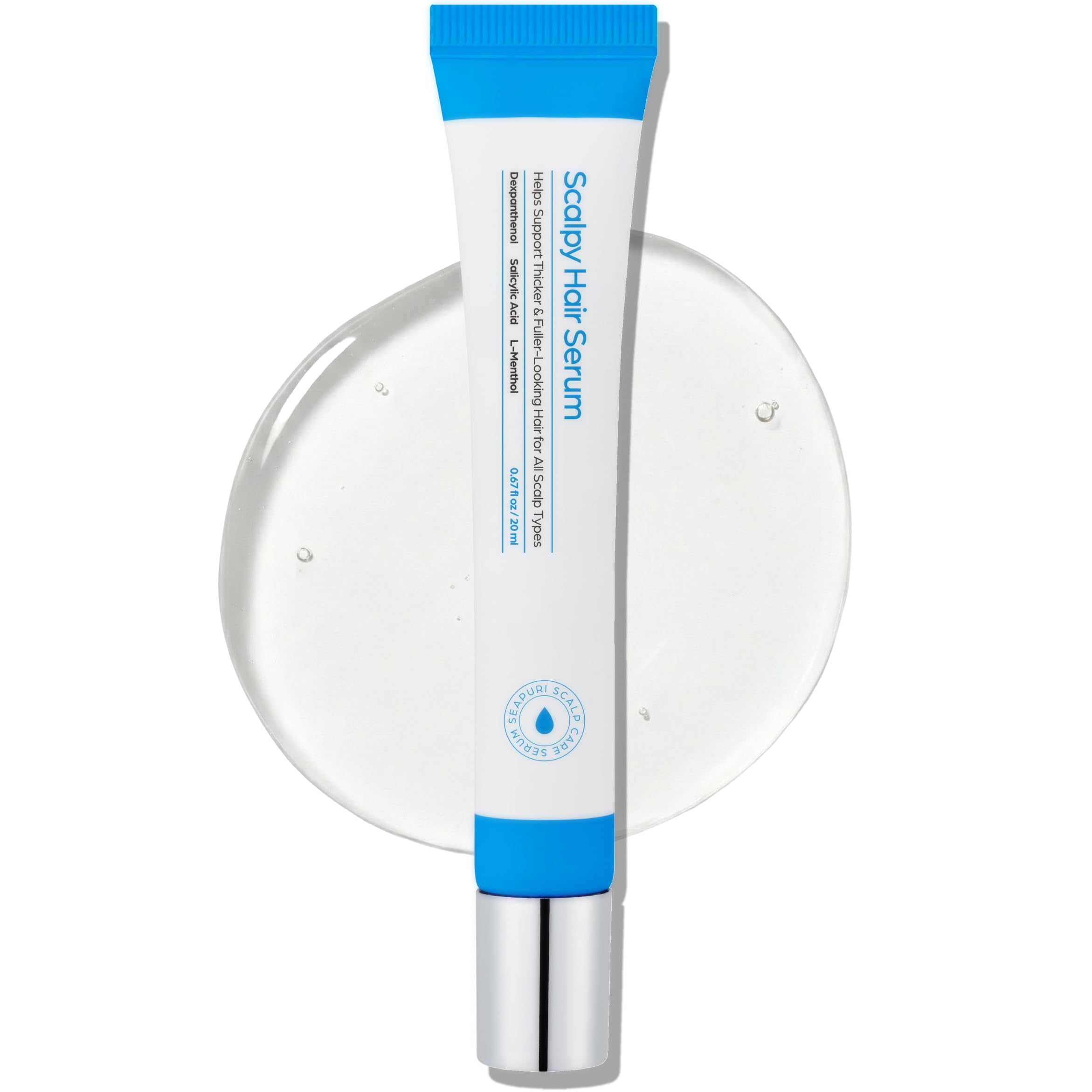 Seapuri Scalpy Serum en bote para crecimiento del cabello
