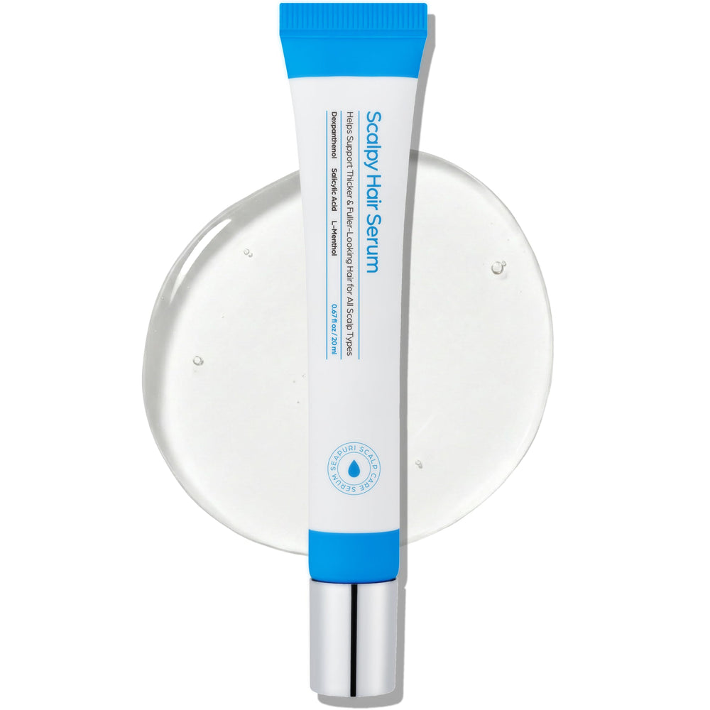Seapuri Scalpy Serum en bote para crecimiento del cabello