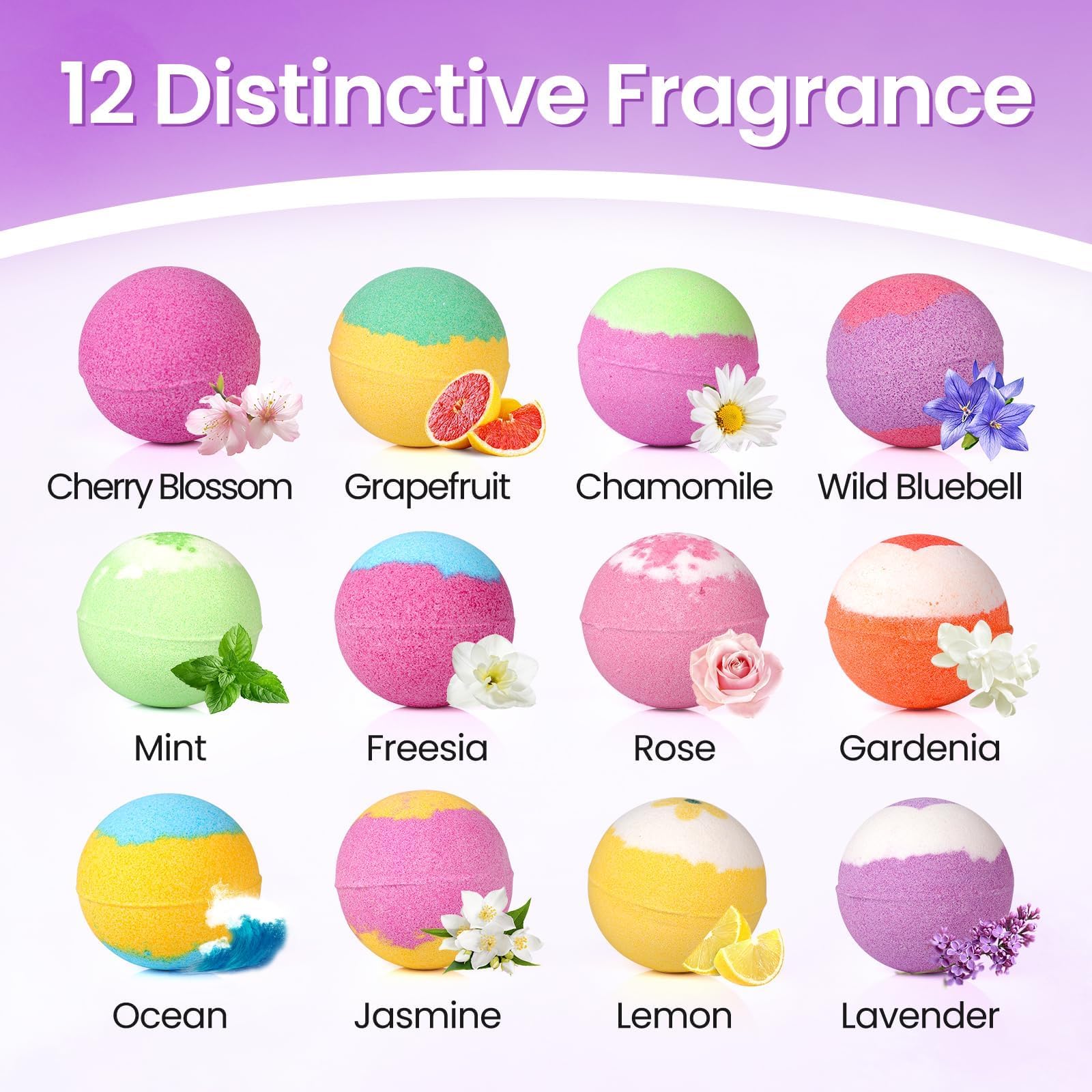 SeasonBliss Bombas de Baño en caja regalo lista para sorprender.