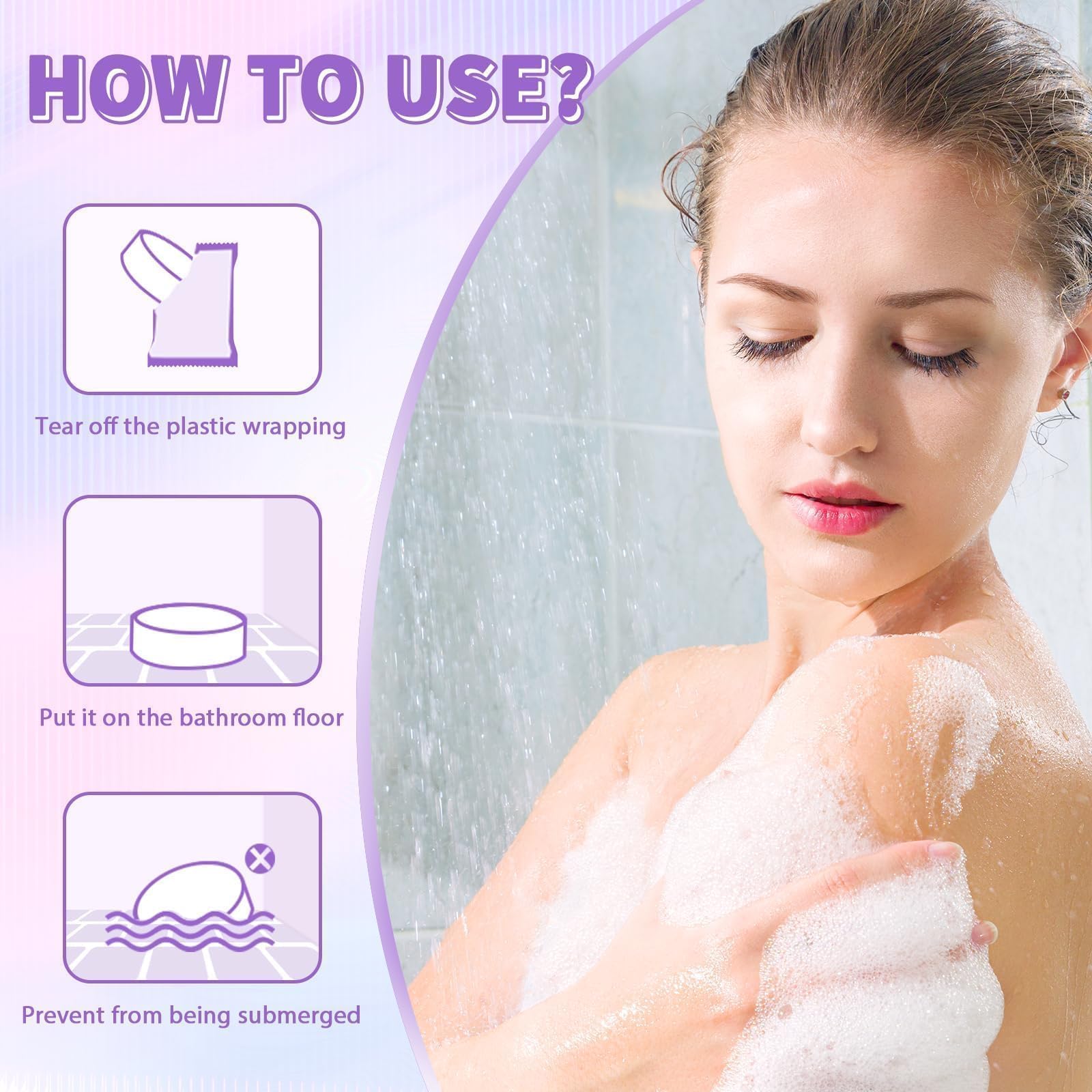 SeasonBliss fragancia limón en tableta para ducha, aroma cítrico.