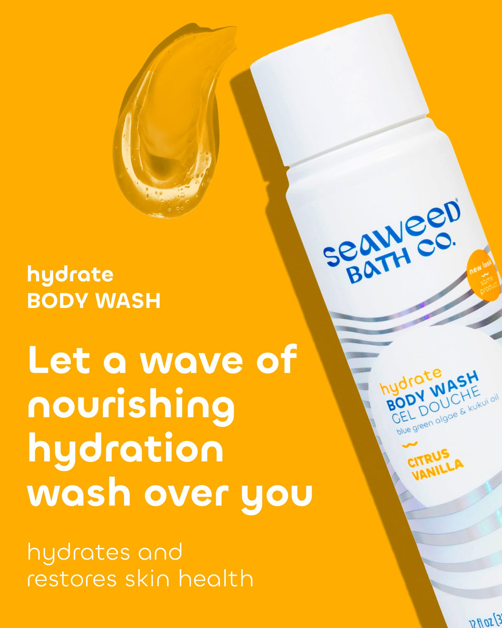 Espuma cremosa Hydrate durante la ducha para experiencia refrescante