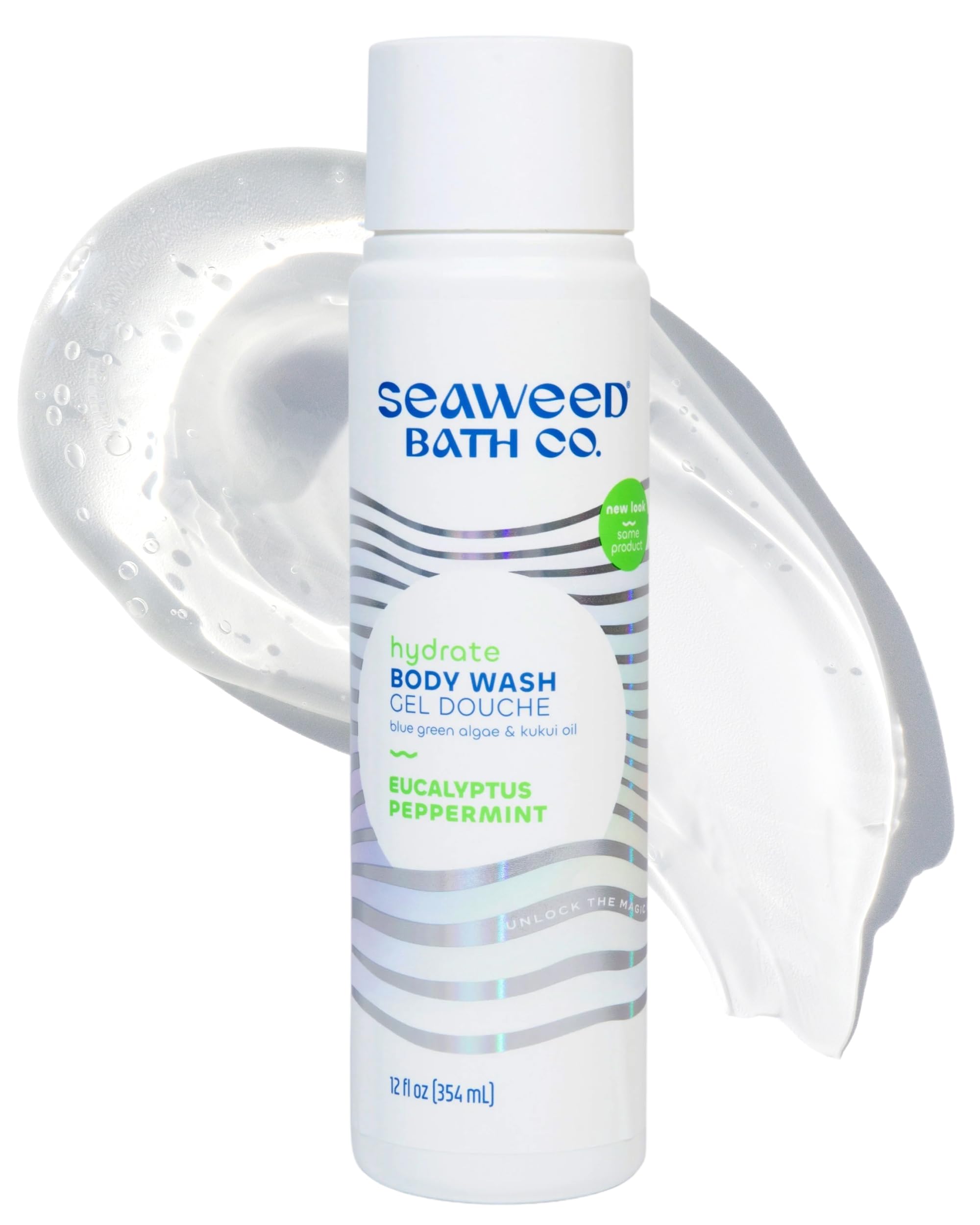 Seaweed Bath Co. Hidrate: botella vertiendo para limpieza suave e hidratante
