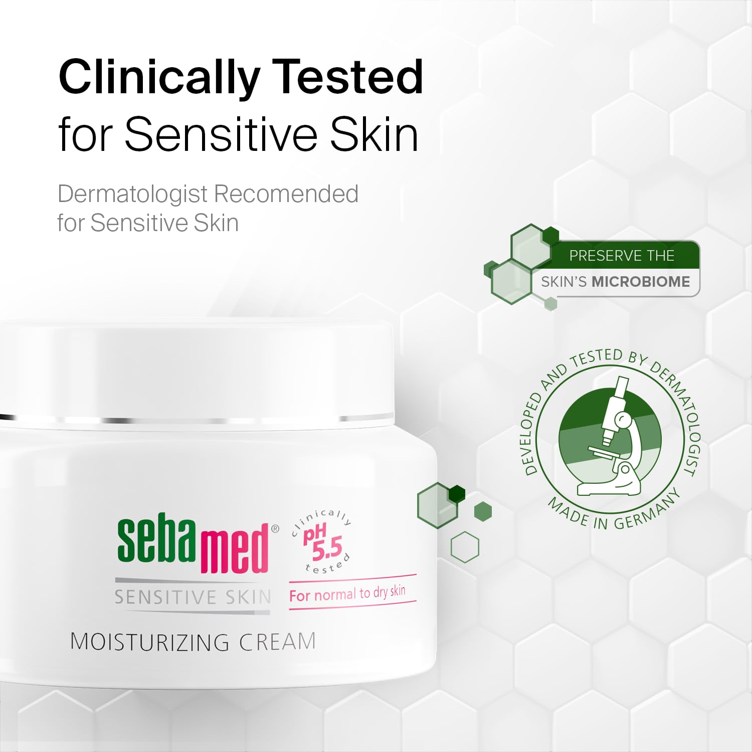 SEBAMED recomendada por dermatólogos para piel sensible