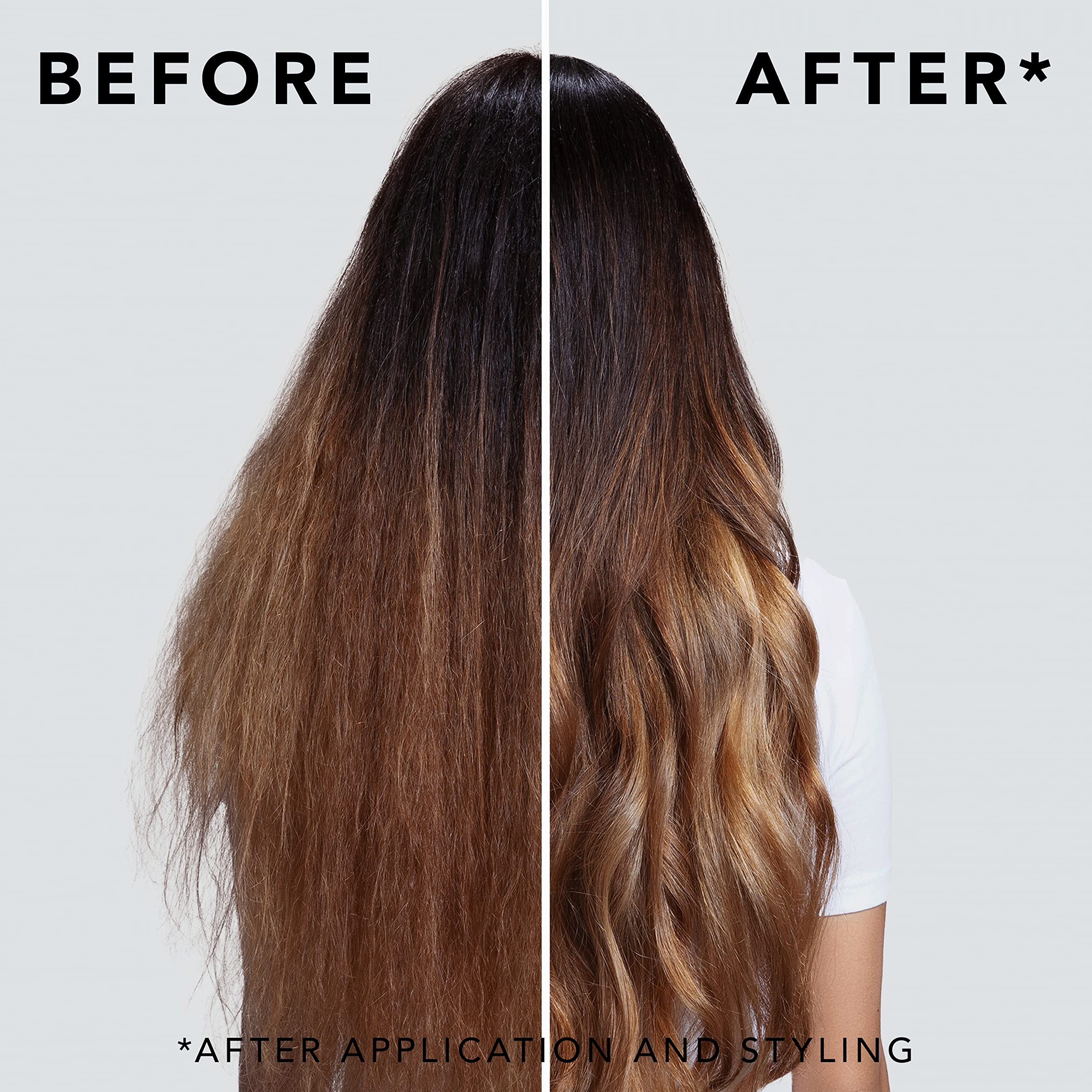 Sebastian Dark Oil hair shine highlights a natural, glossy finish after styling.
