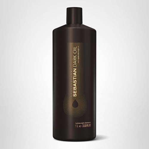 33.8 oz bottle label visible on Sebastian Dark Oil.
