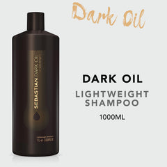 Sebastian Dark Oil Lightweight Shampoo lather demonstrates easy wash and added body.