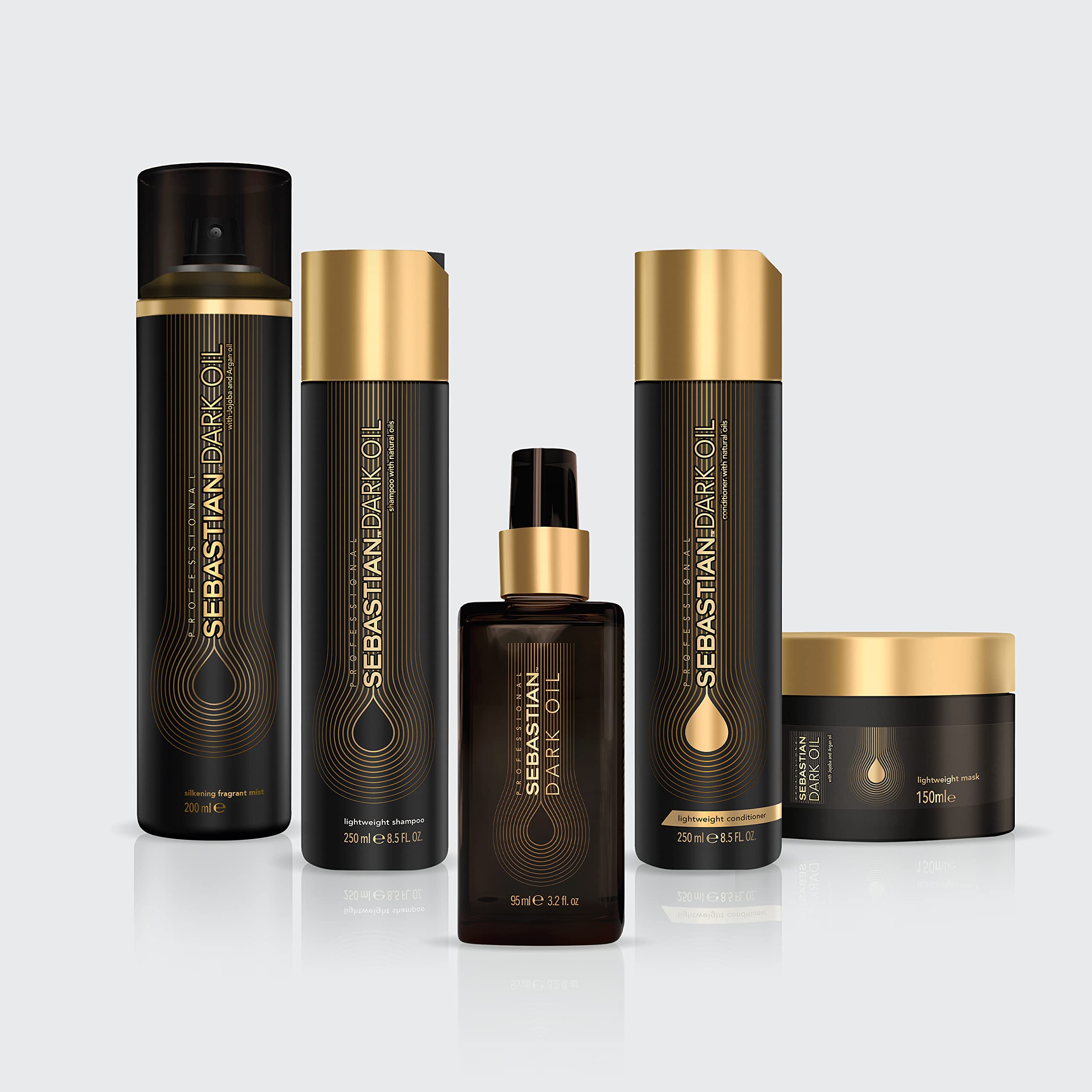 Sebastian Dark Oil sandalwood cedarwood blend provides a pleasant, lasting scent.