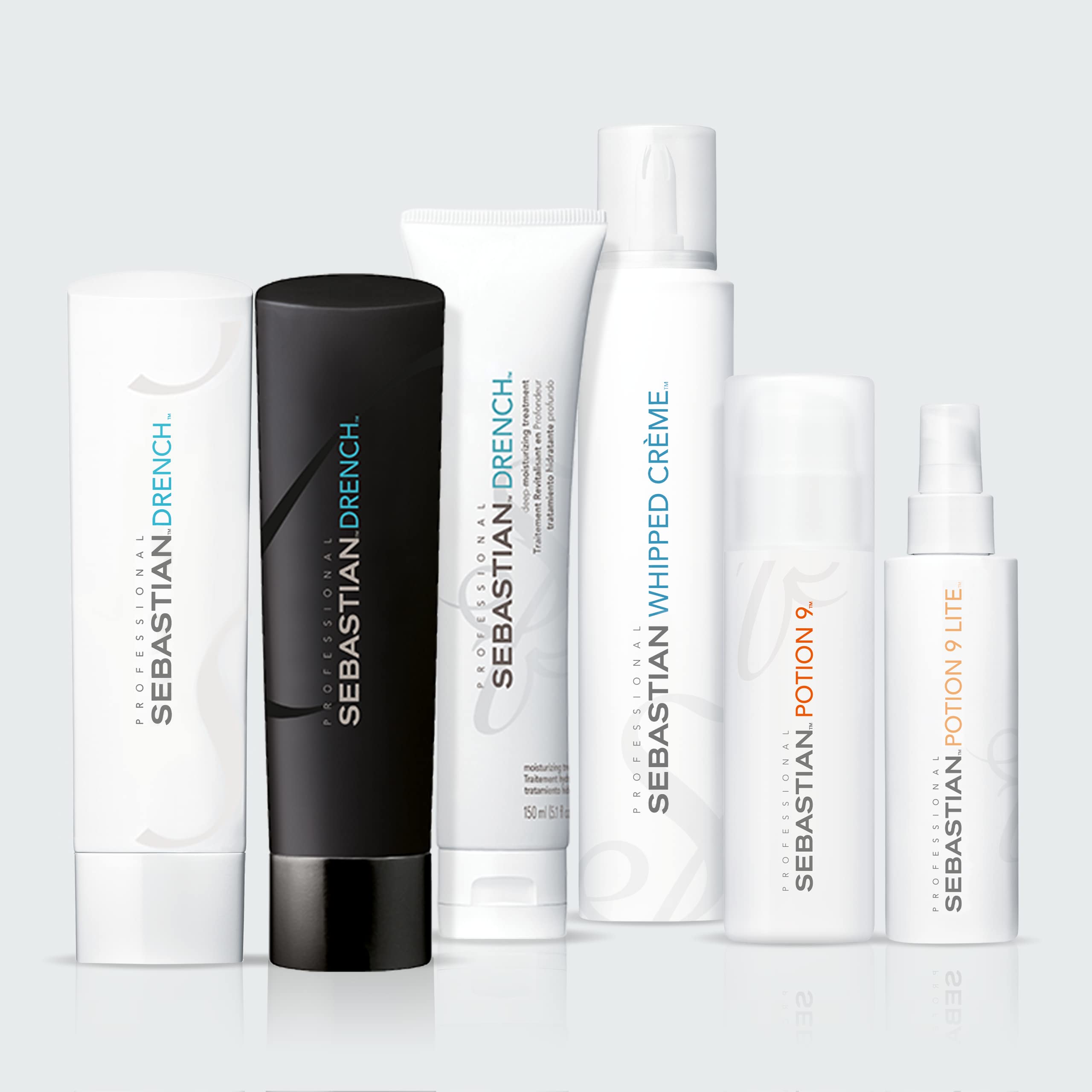 Sebastian Drench conditioner on dry hair preview before conditioning