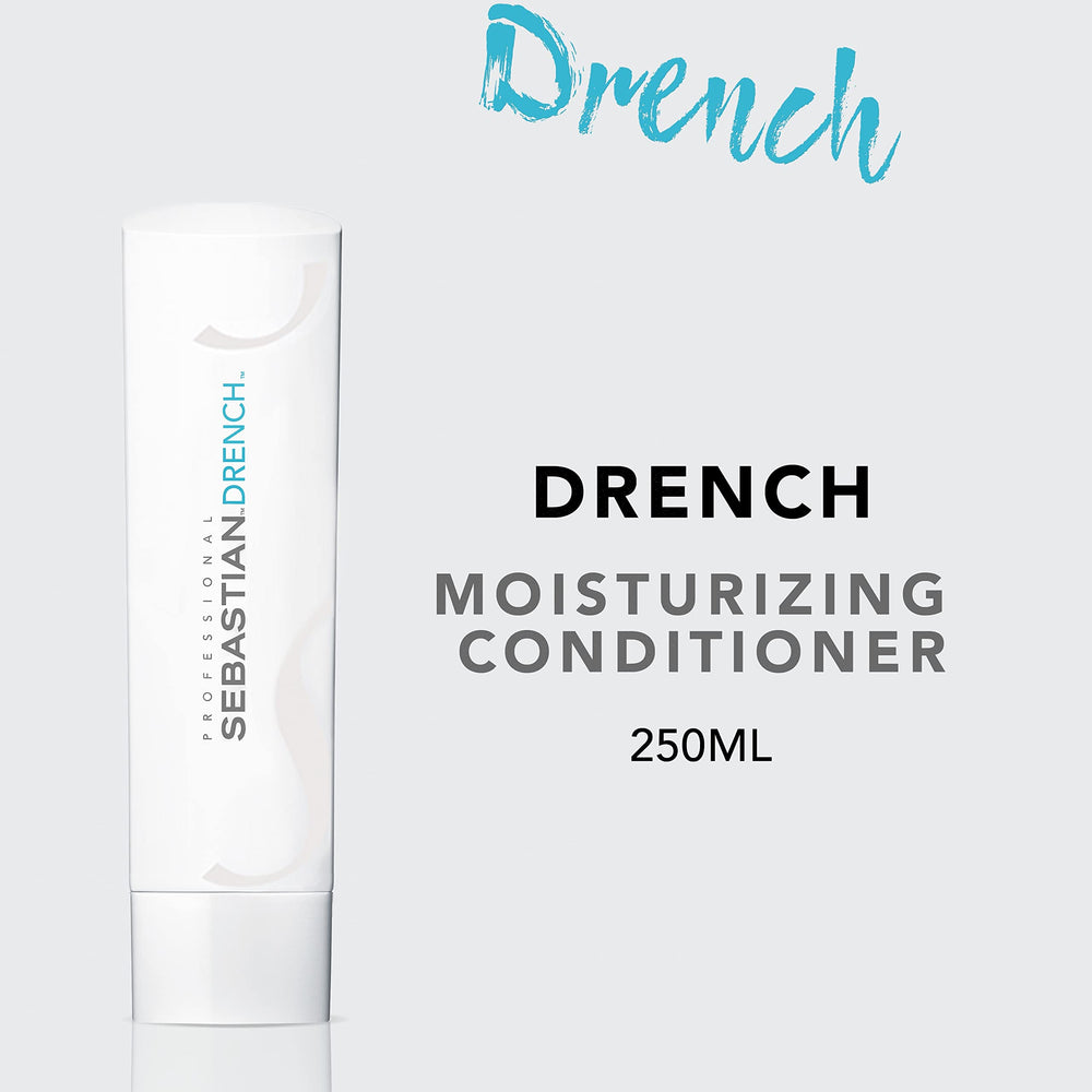 Sebastian Drench conditioner being applied to hair for easy glide