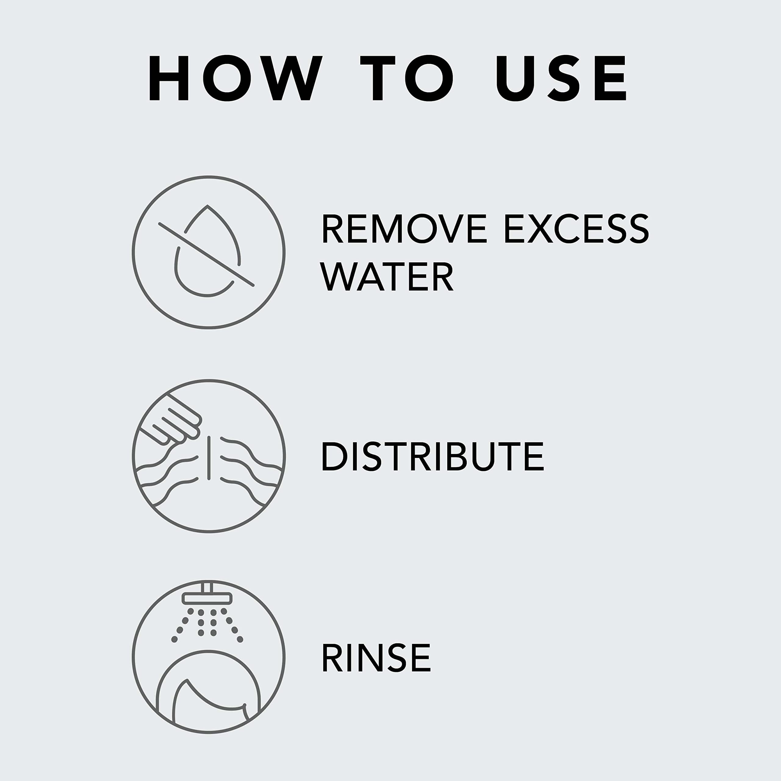 Hands applying Sebastian Drench conditioner to hair for even distribution