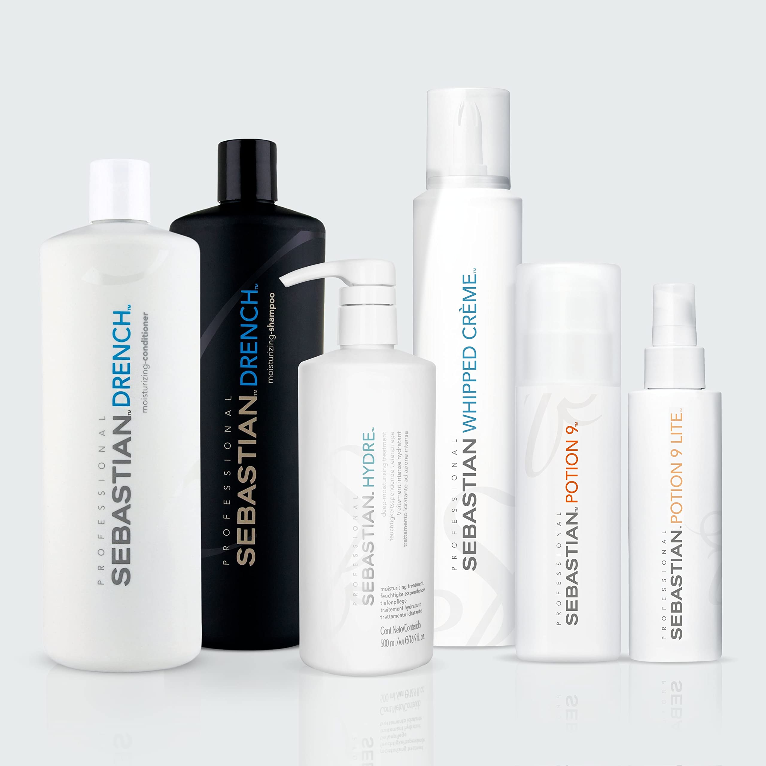 Rinsing with Sebastian Drench leaves hair clean and soft