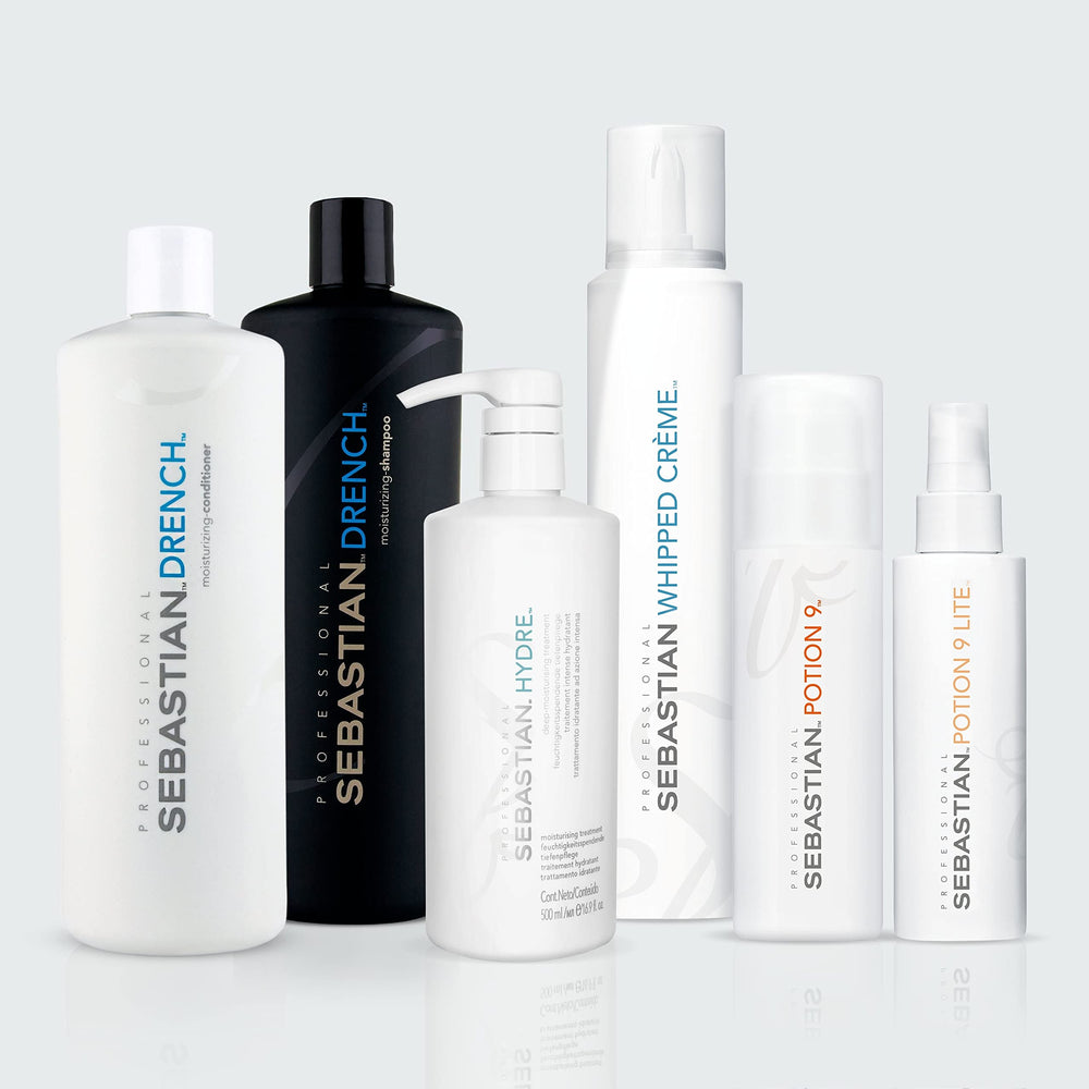 Rinsing with Sebastian Drench leaves hair clean and soft