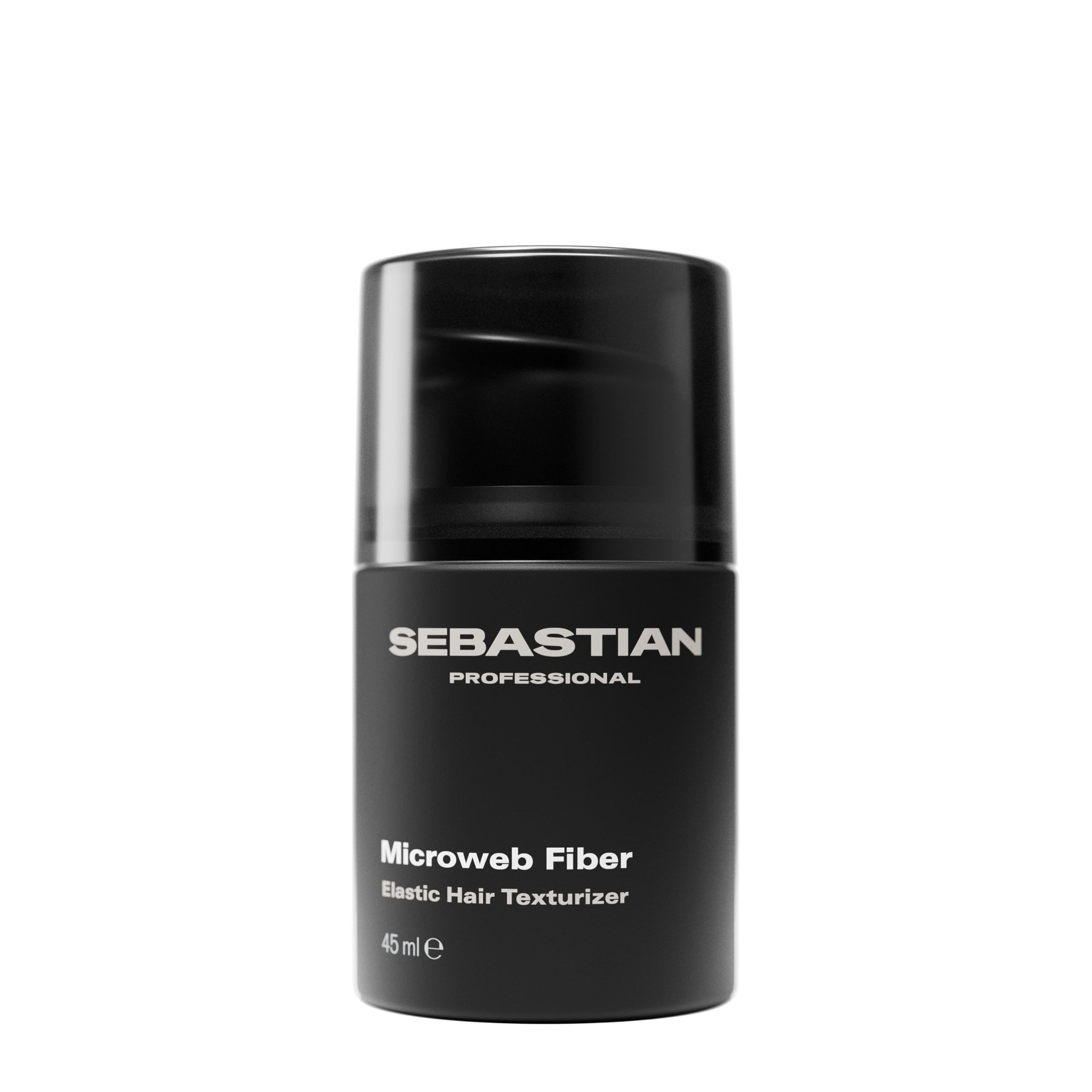 Sebastian Microweb Fiber bottle front demonstrates compact travel size for versatile styling.