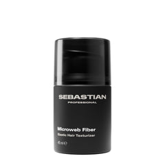 Sebastian Microweb Fiber bottle front demonstrates compact travel size for versatile styling.