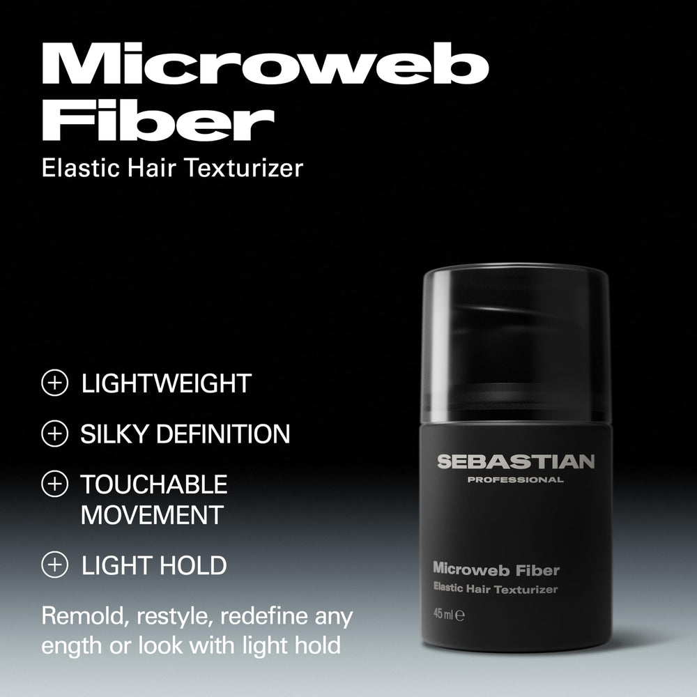 Sebastian Microweb Fiber liquid texture reveals supple gel for adaptable holds.