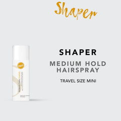Sebastian Shaper atomizador con aplicación suave para peinado ligero.