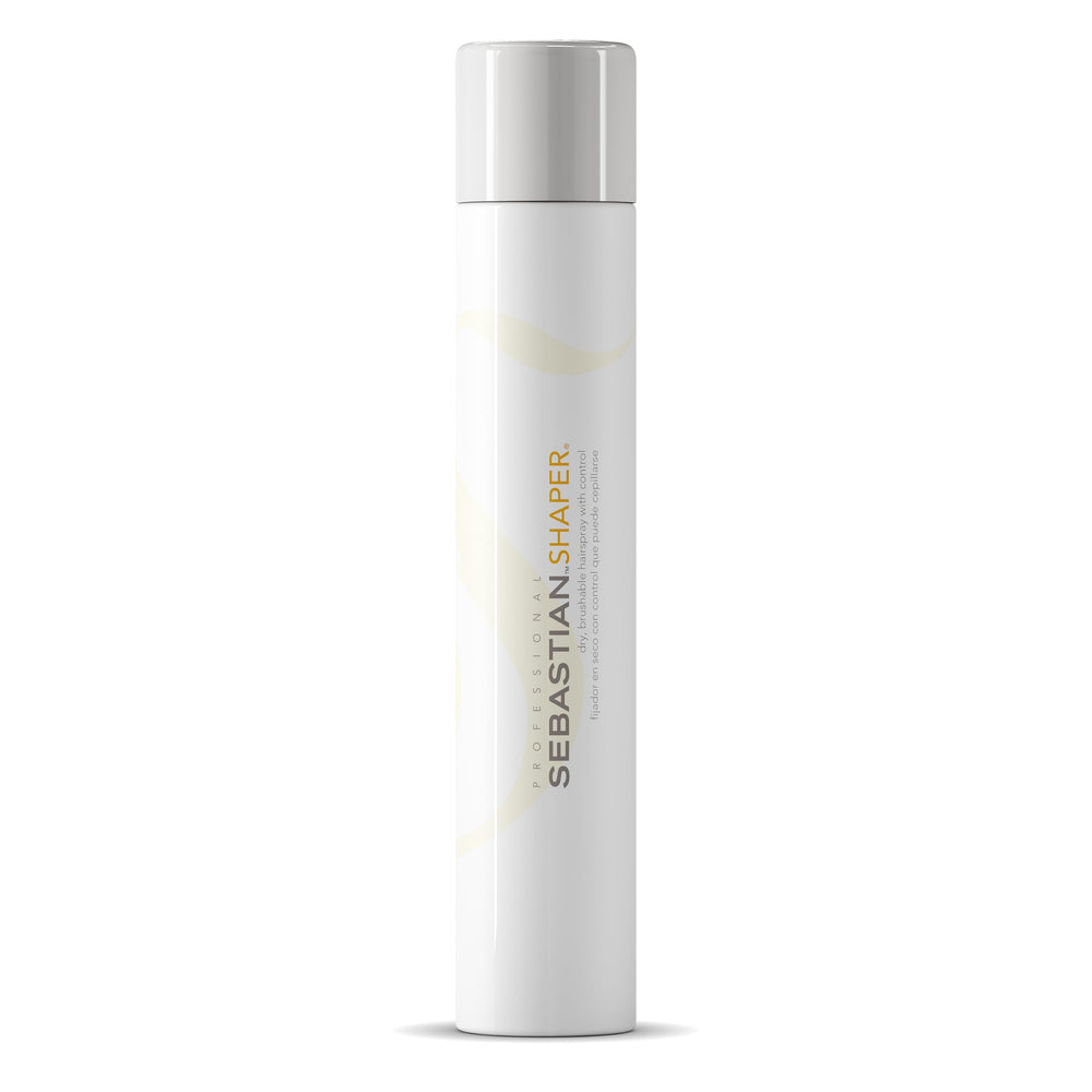 Sebastian Shaper bottle front showing brushable, flexible hold for styling