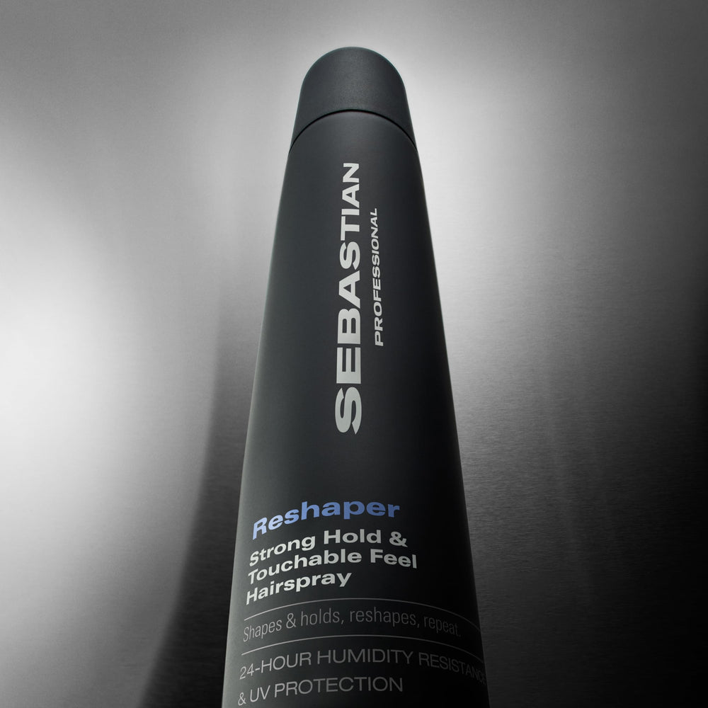Sebastian Shaper Zero Gravity 10.6 oz bottle supports portable, quick styling sessions.