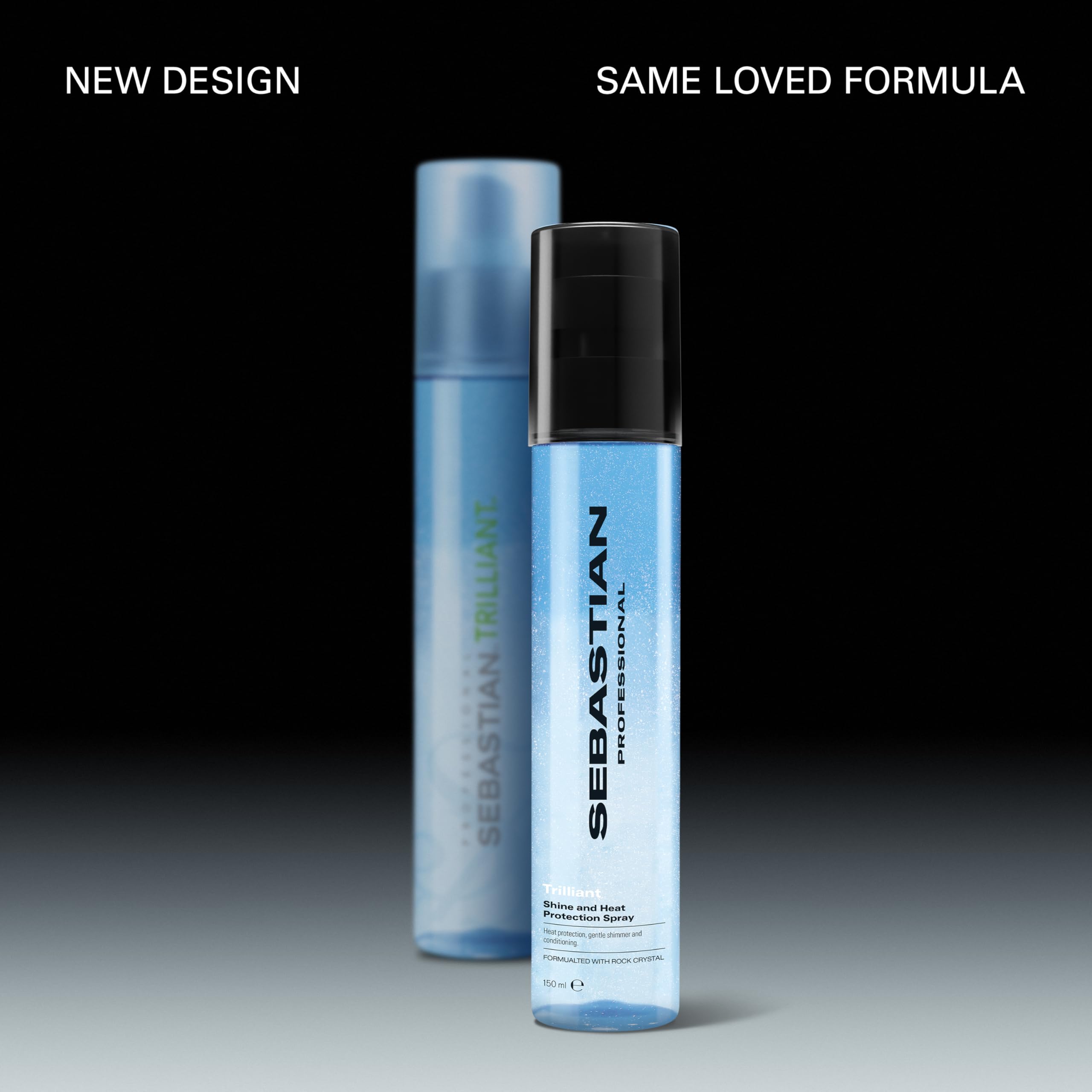 Sebastian Trilliant spray-brillo-resplandor envase: añade brillo suave y luminosidad.