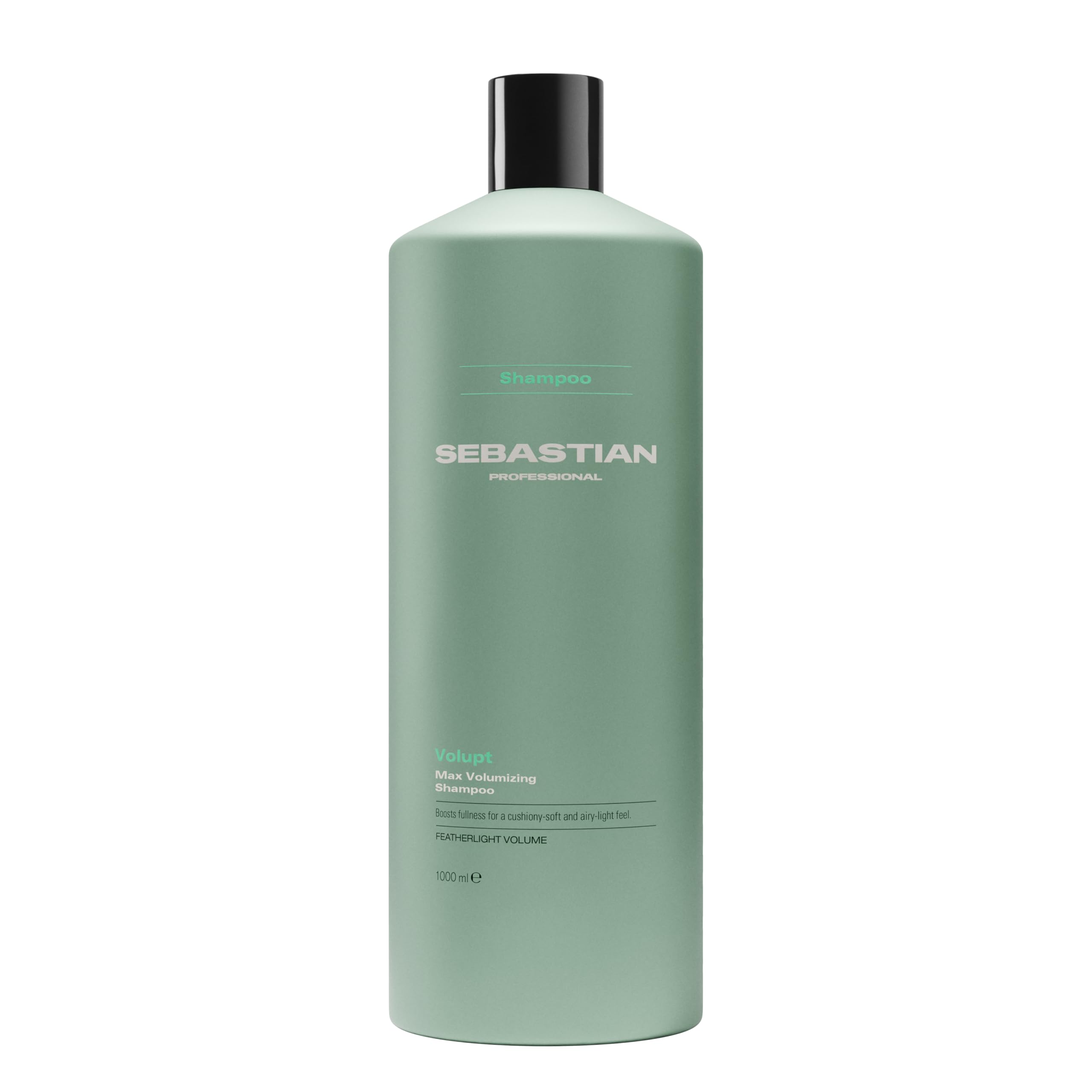 Sebastian Volupt Max Volumizing Shampoo bottle front view showing volume boost